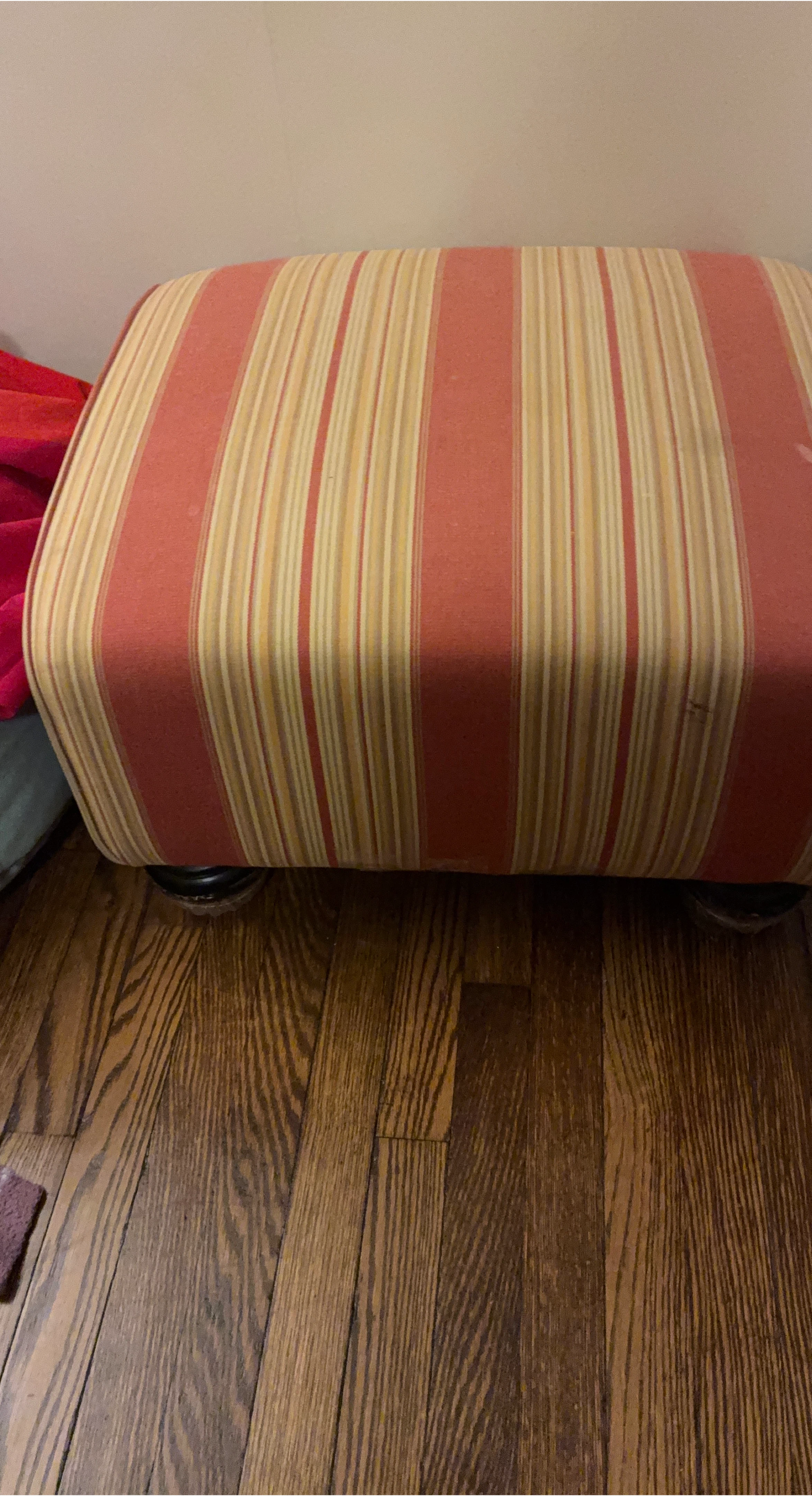🥕Striped Ottoman Footrest