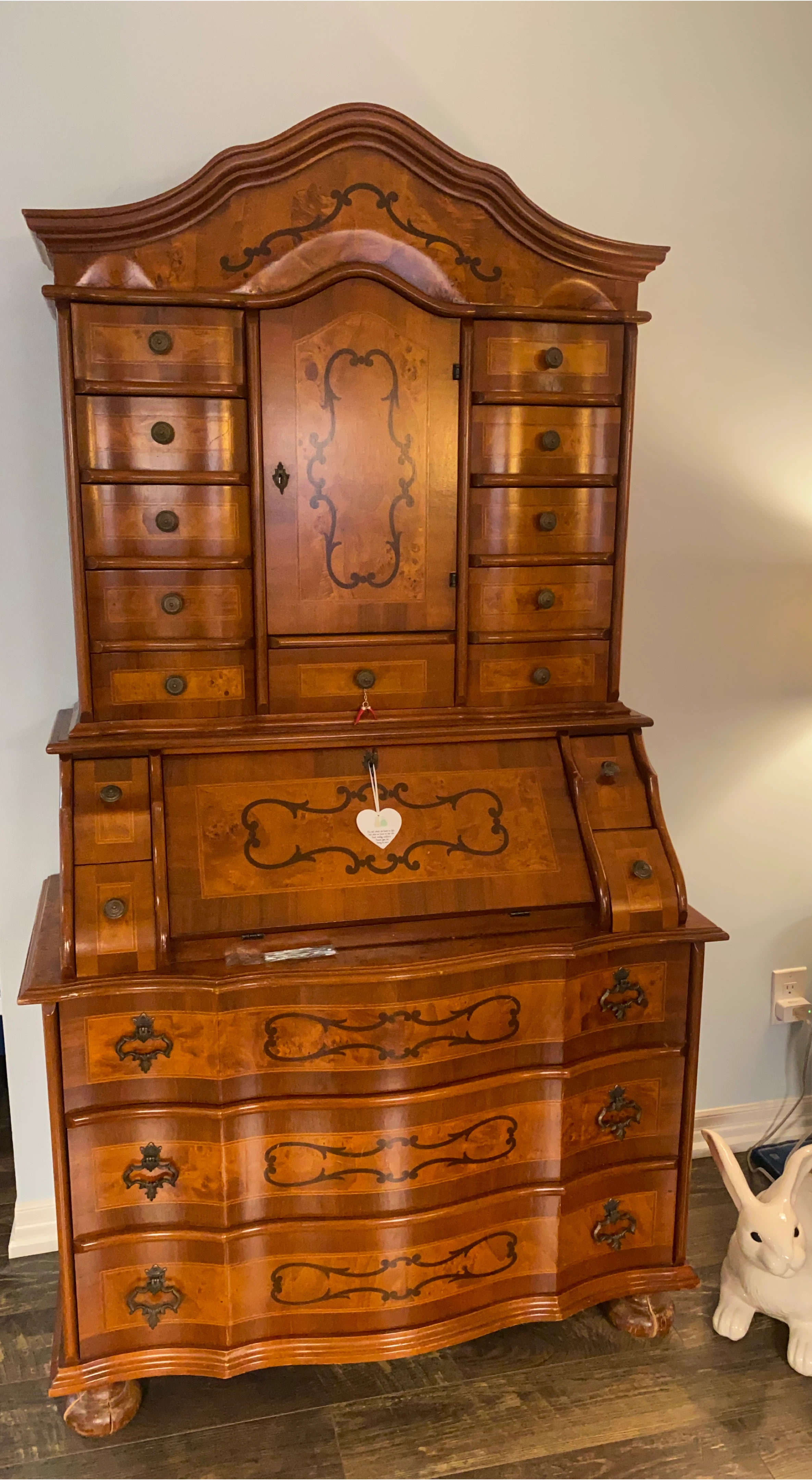 Antique Secretary Desk Hutch