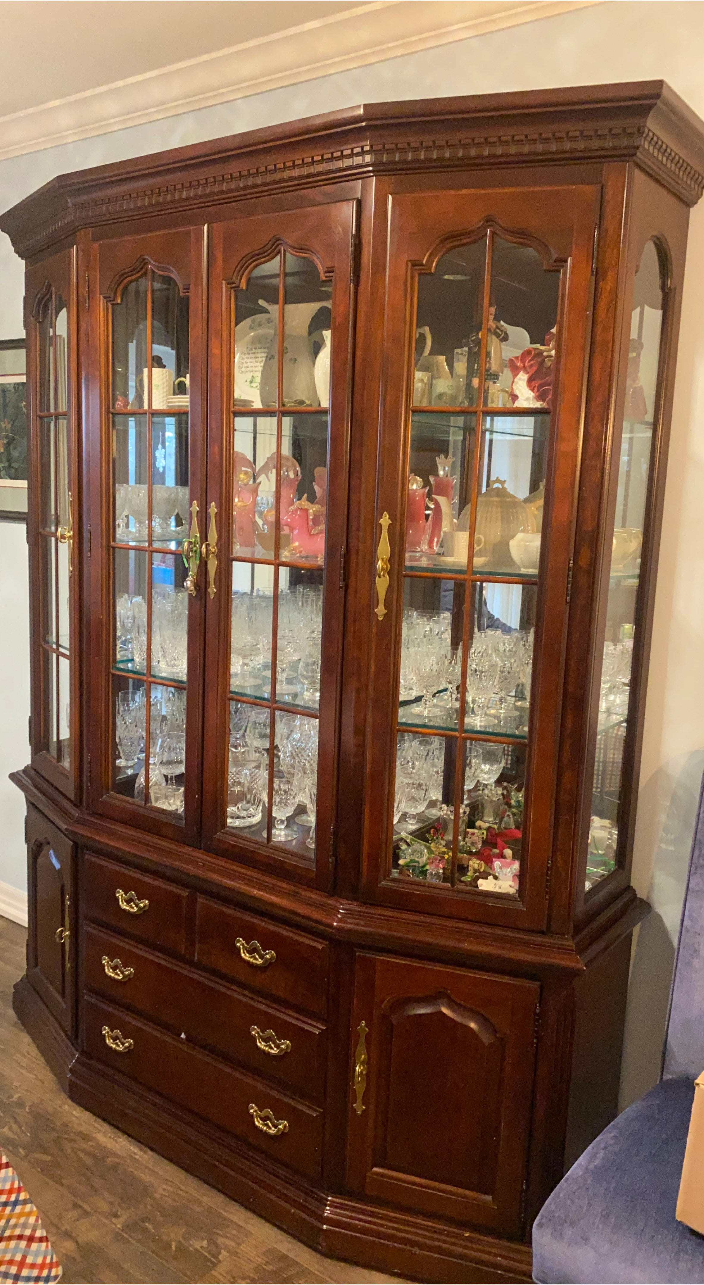 Wooden China Cabinet