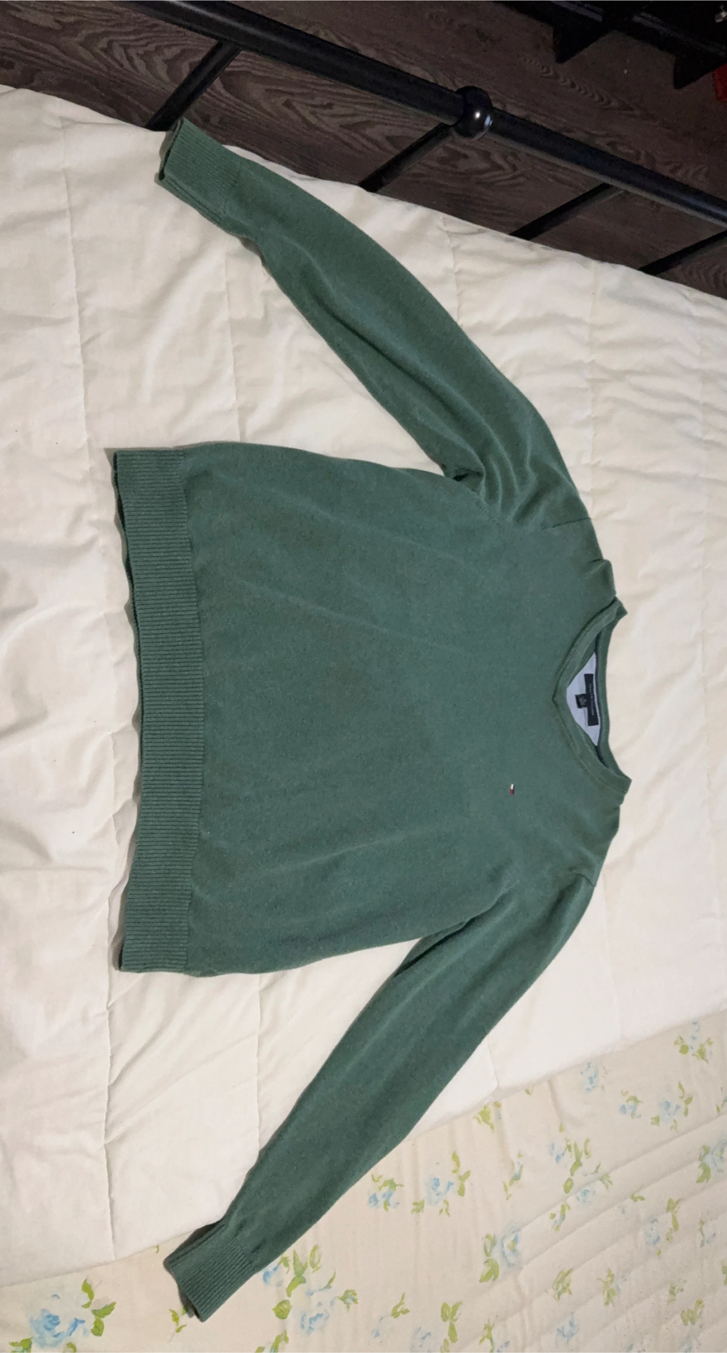 Tommy Hilfiger Green Sweater - XL