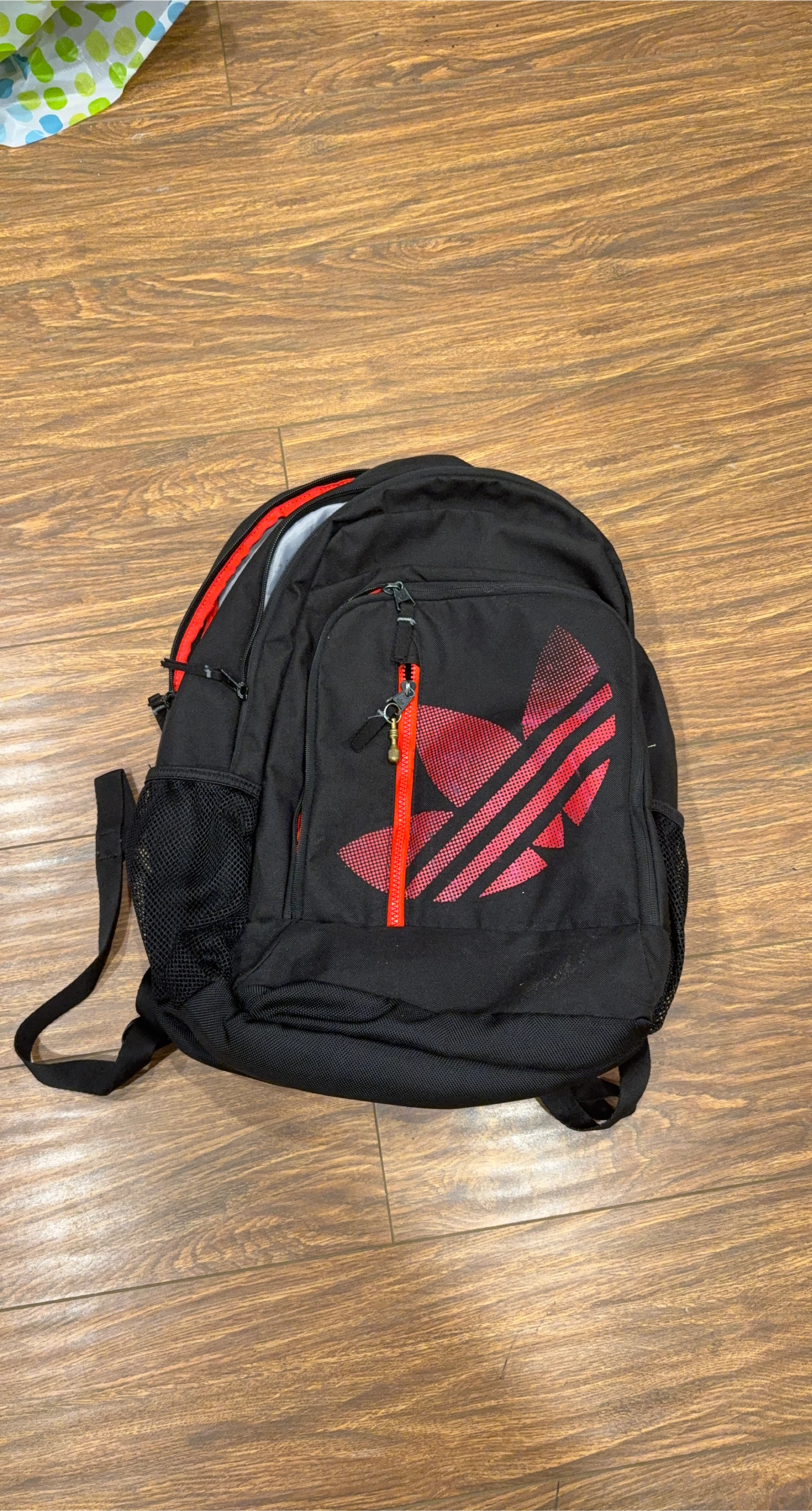 Adidas Black Backpack