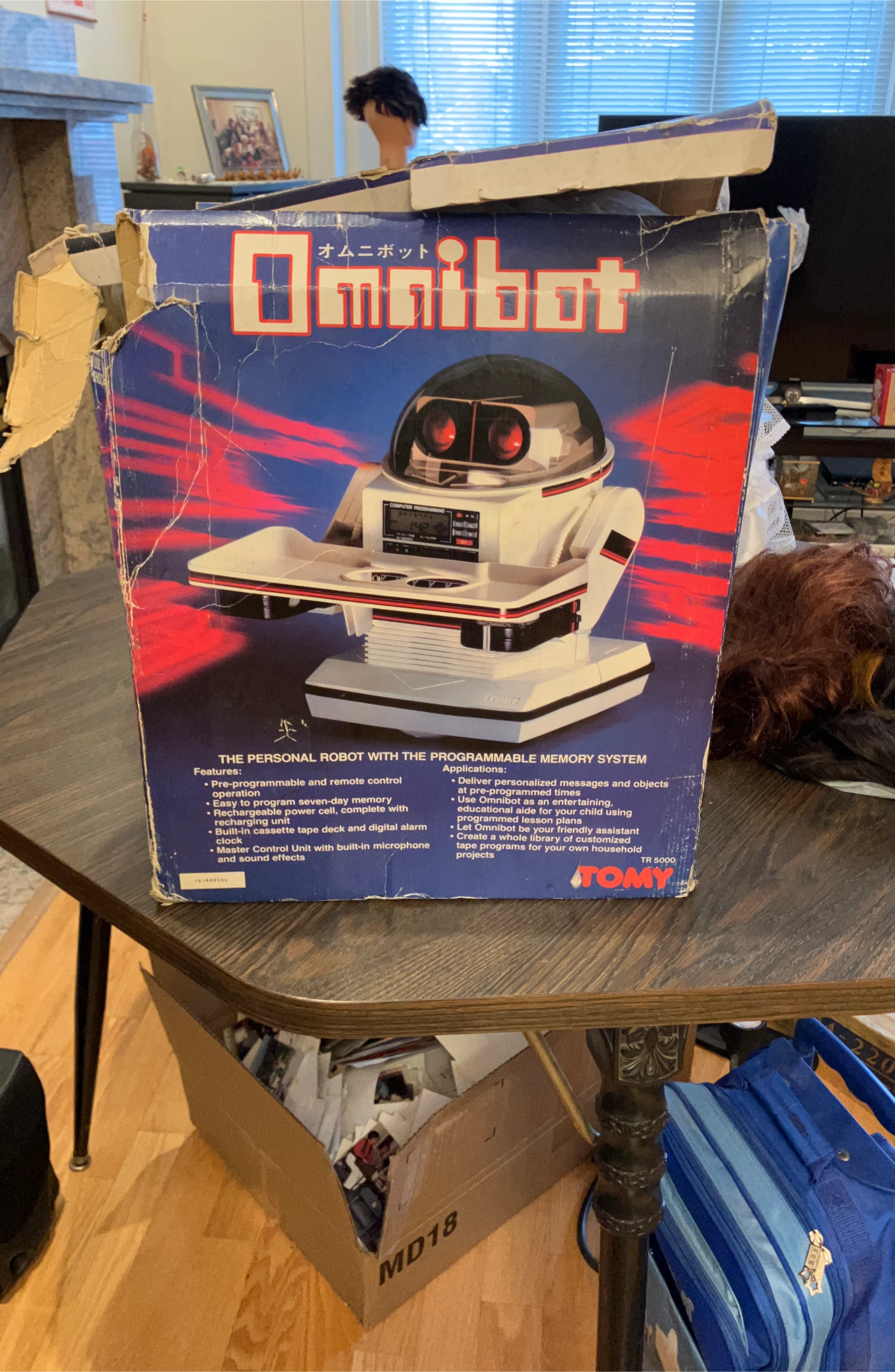 TOMY Omnibot 2000 Personal Robot with Remote Control