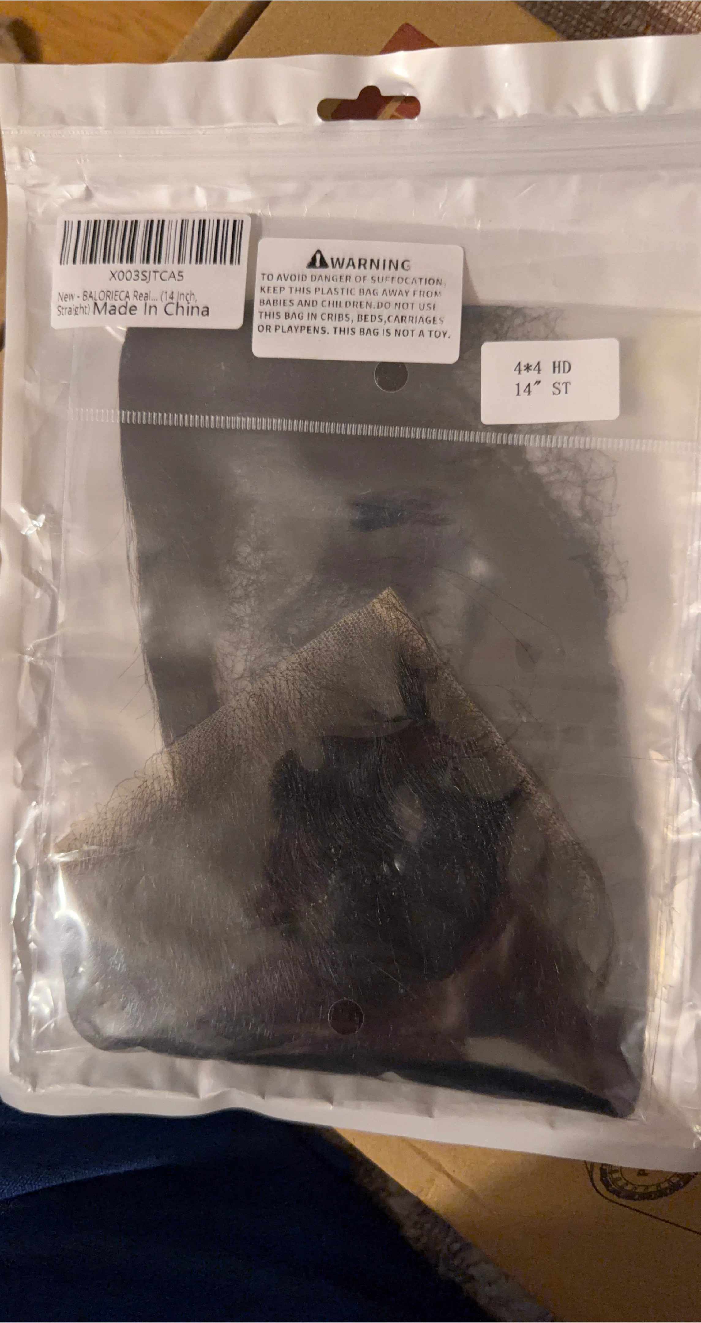 New BALORIECA Real 14 inch Straight Hair