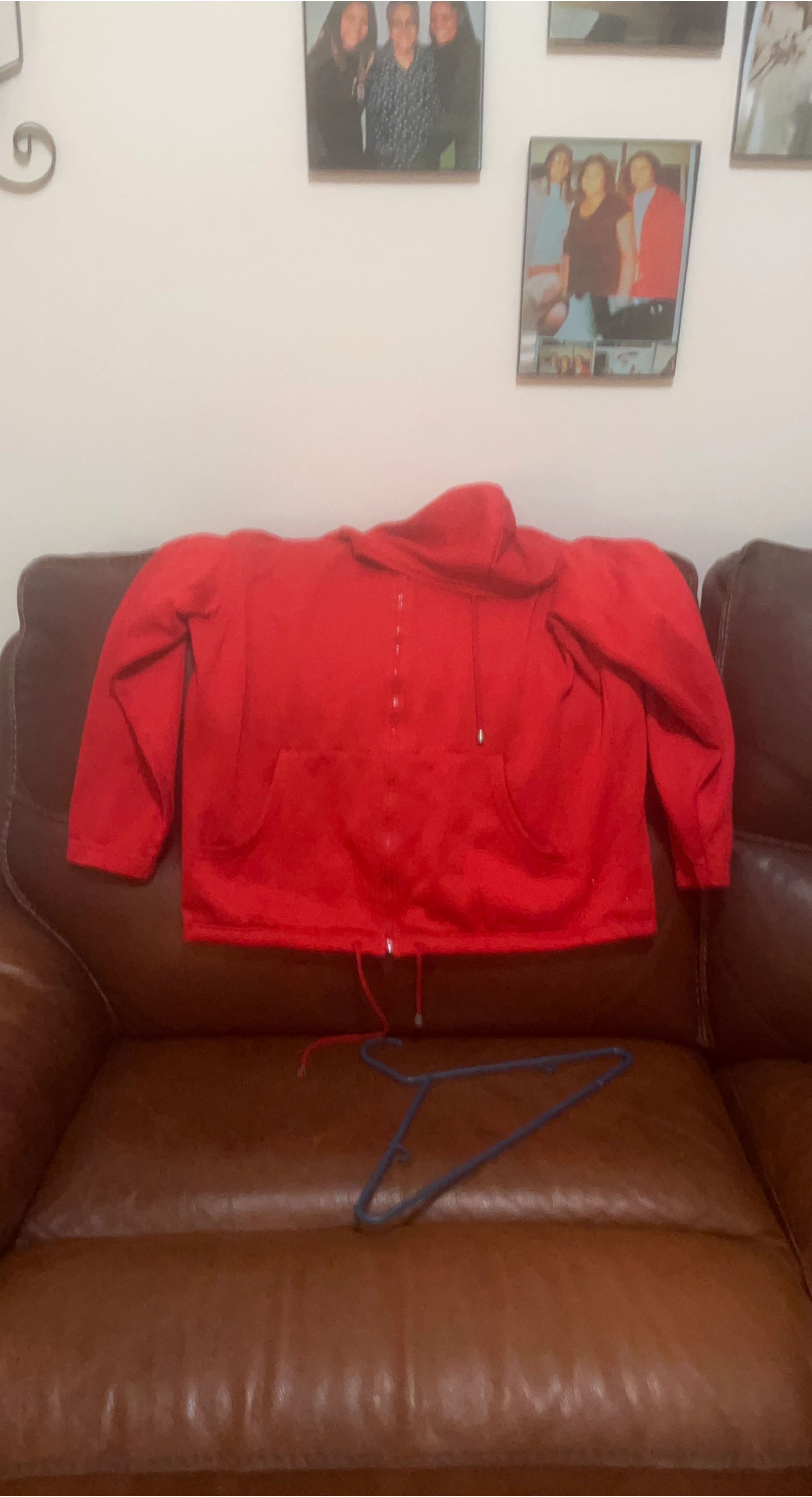 Red hoodie