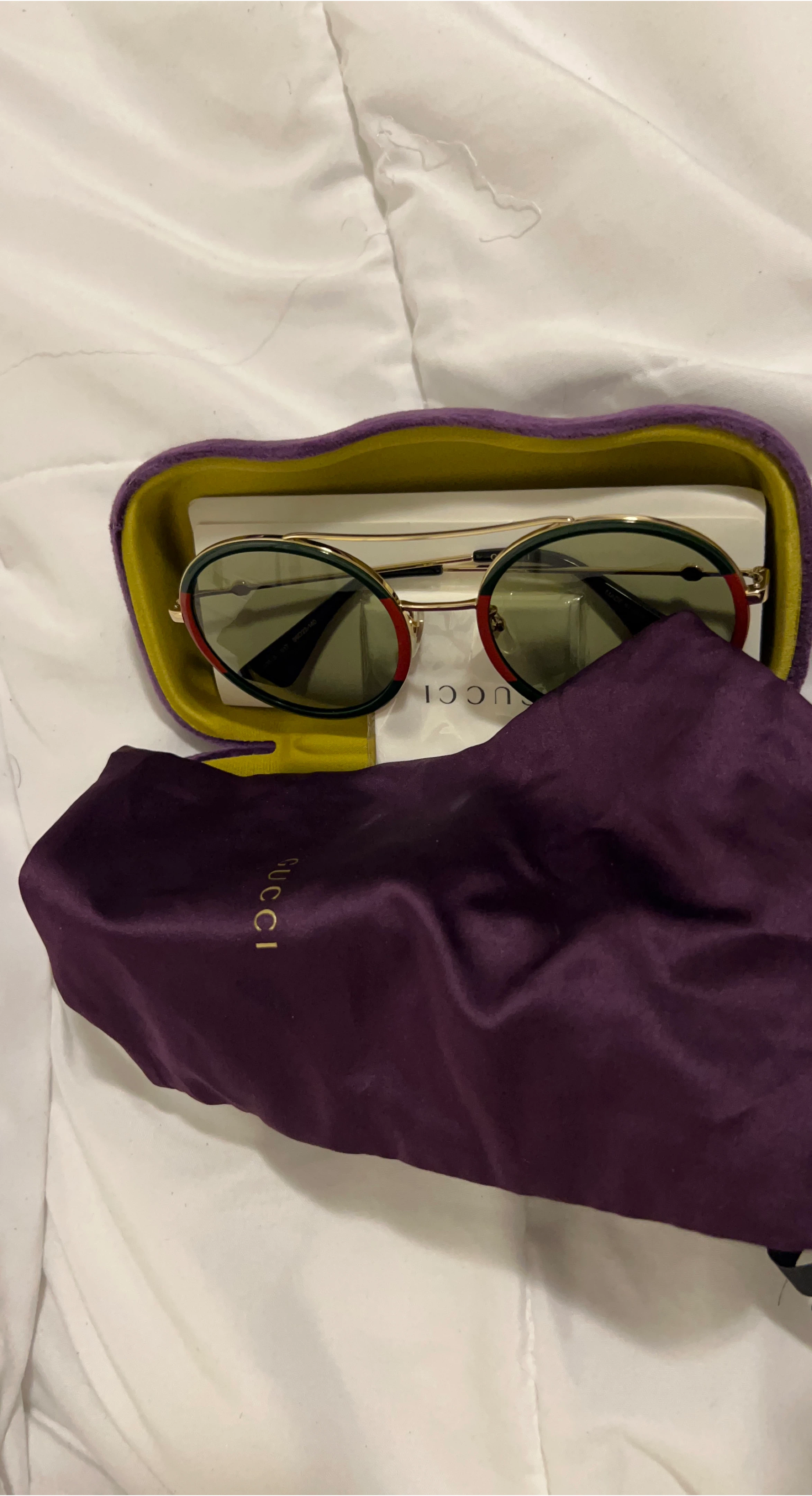 Gucci Sunglasses with Case