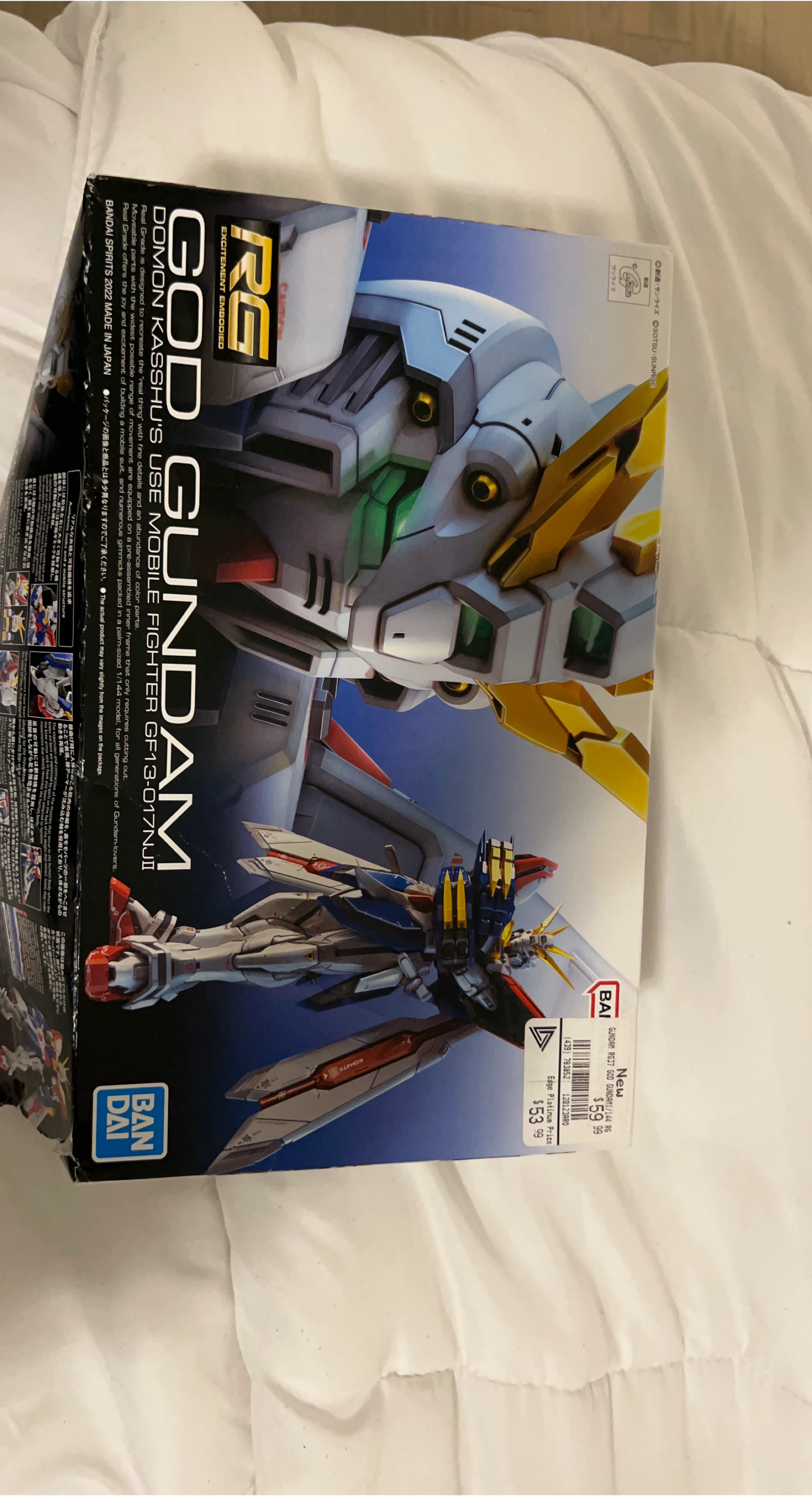 New Bandai RG God Gundam 1/144 Model Kit