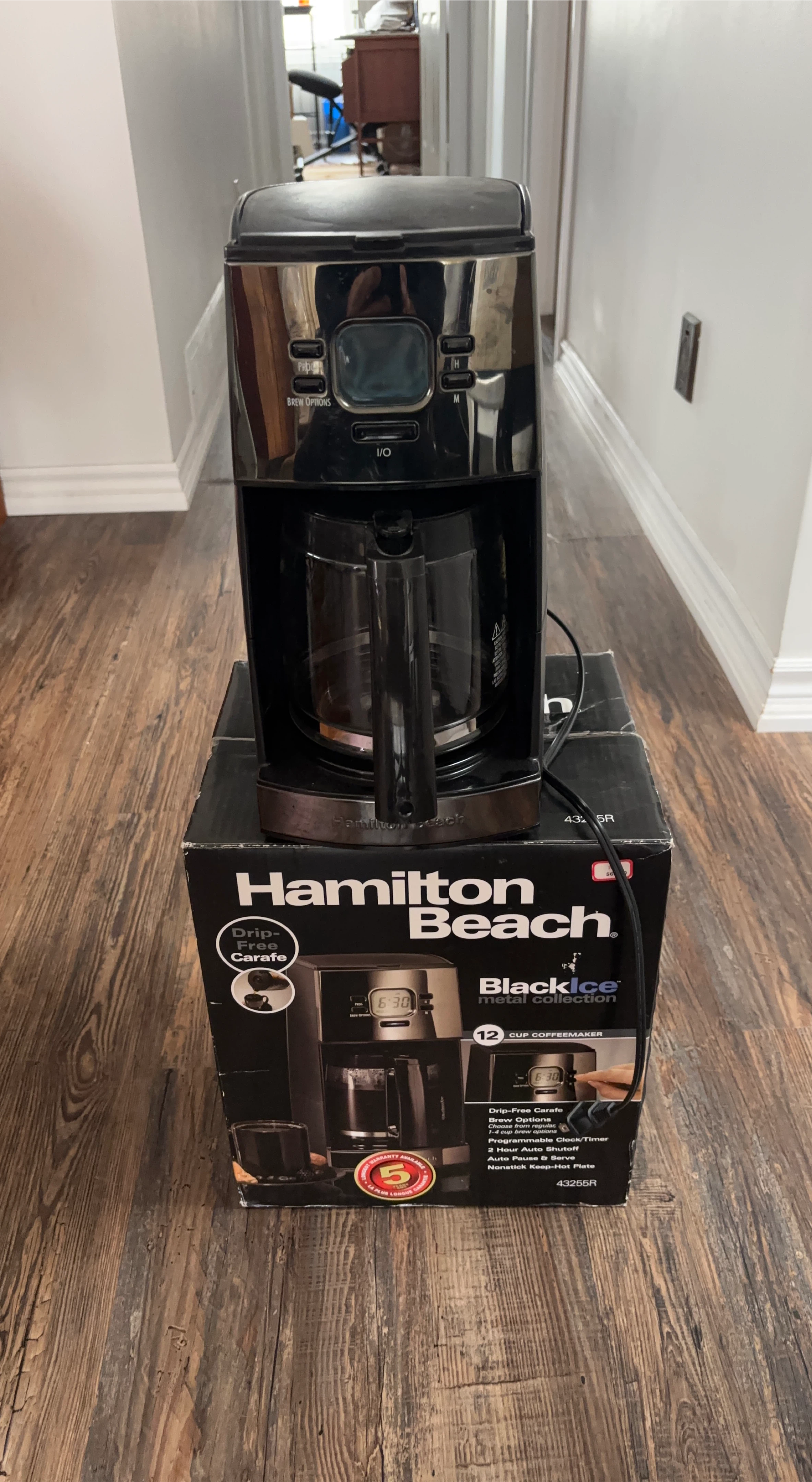 Hamilton Beach Black Ice 12-Cup Coffeemaker