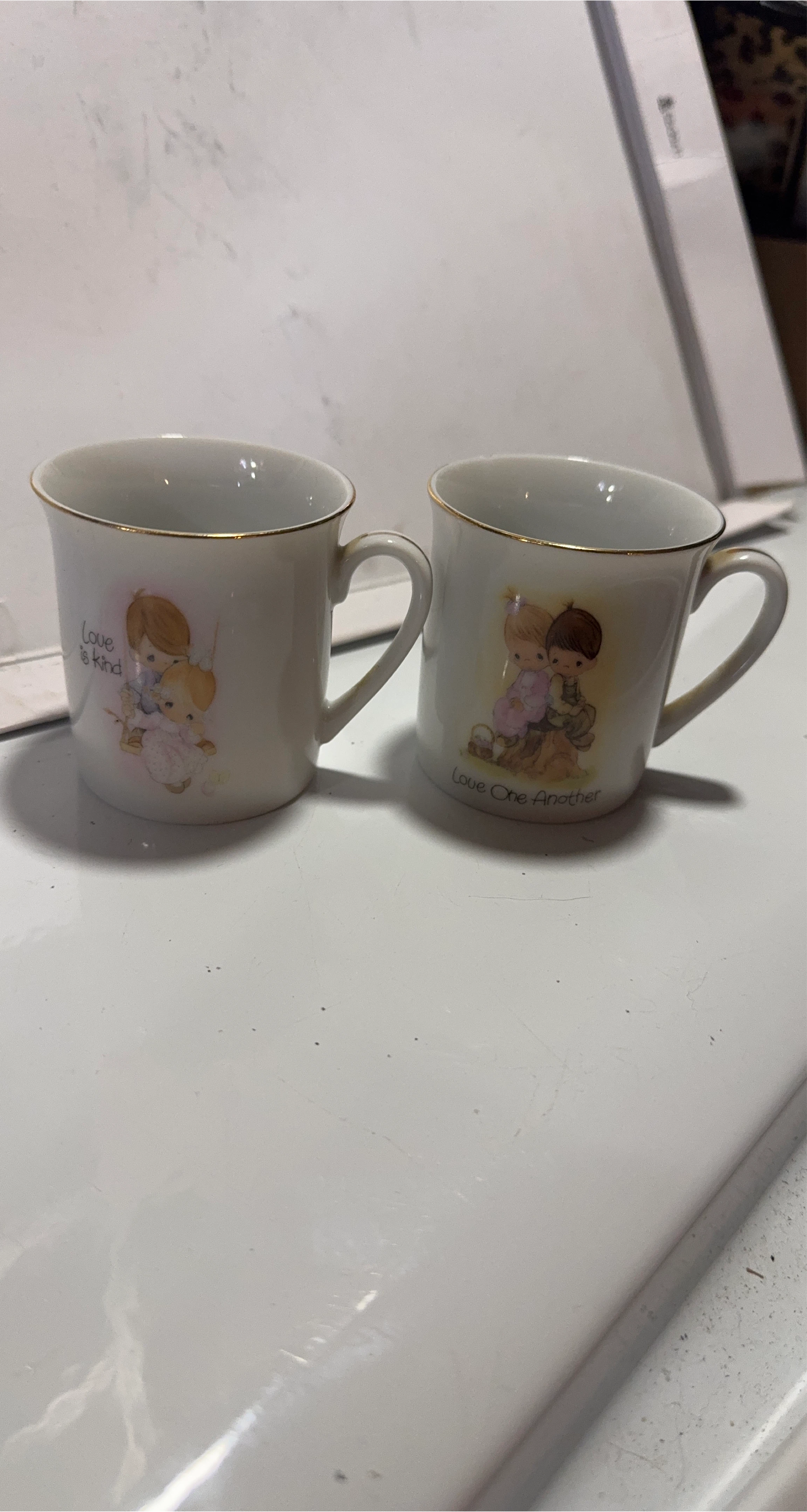 Precious Moments Mugs Set of 2