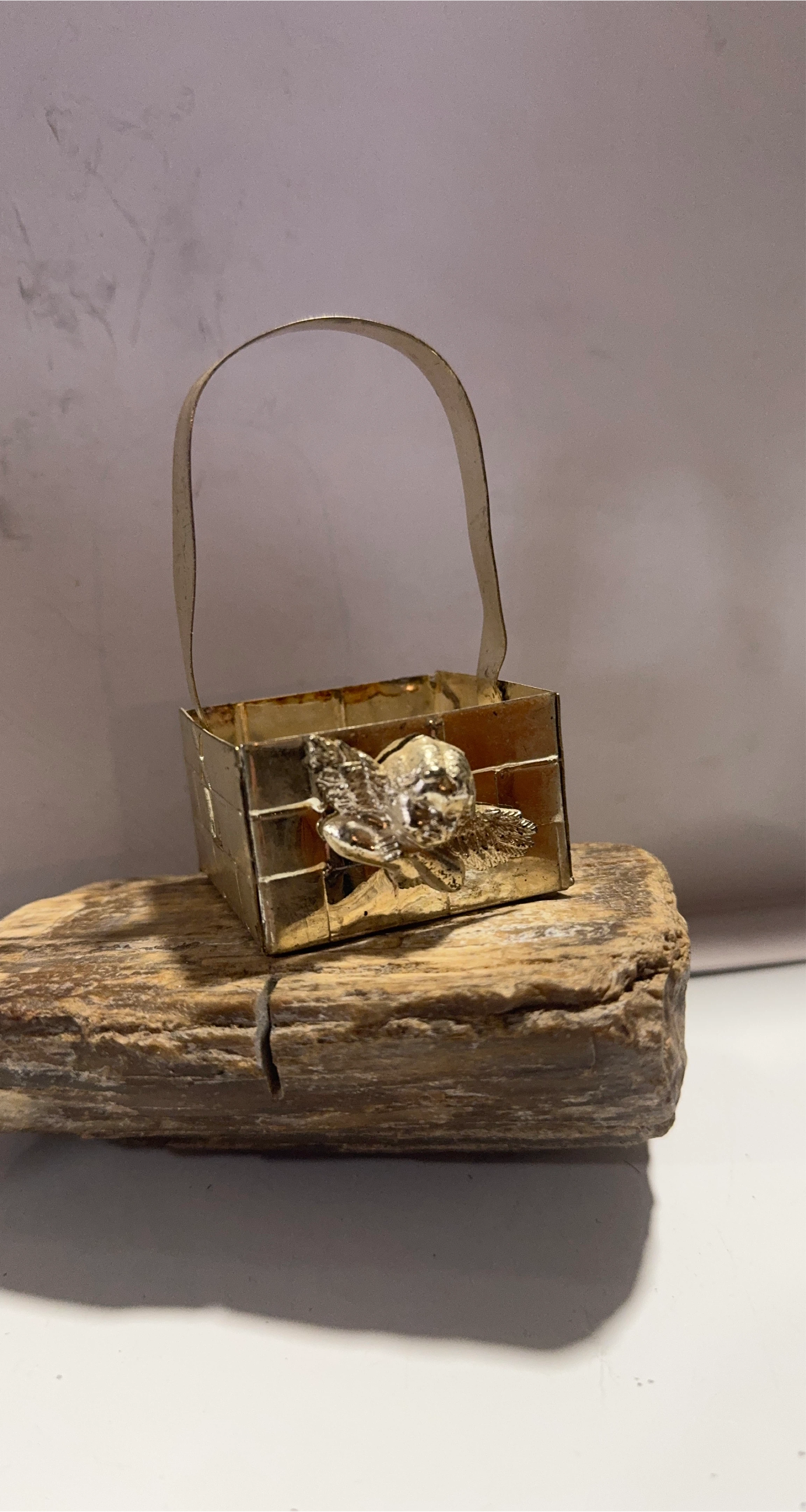 Department 56 Silver Plated Basket