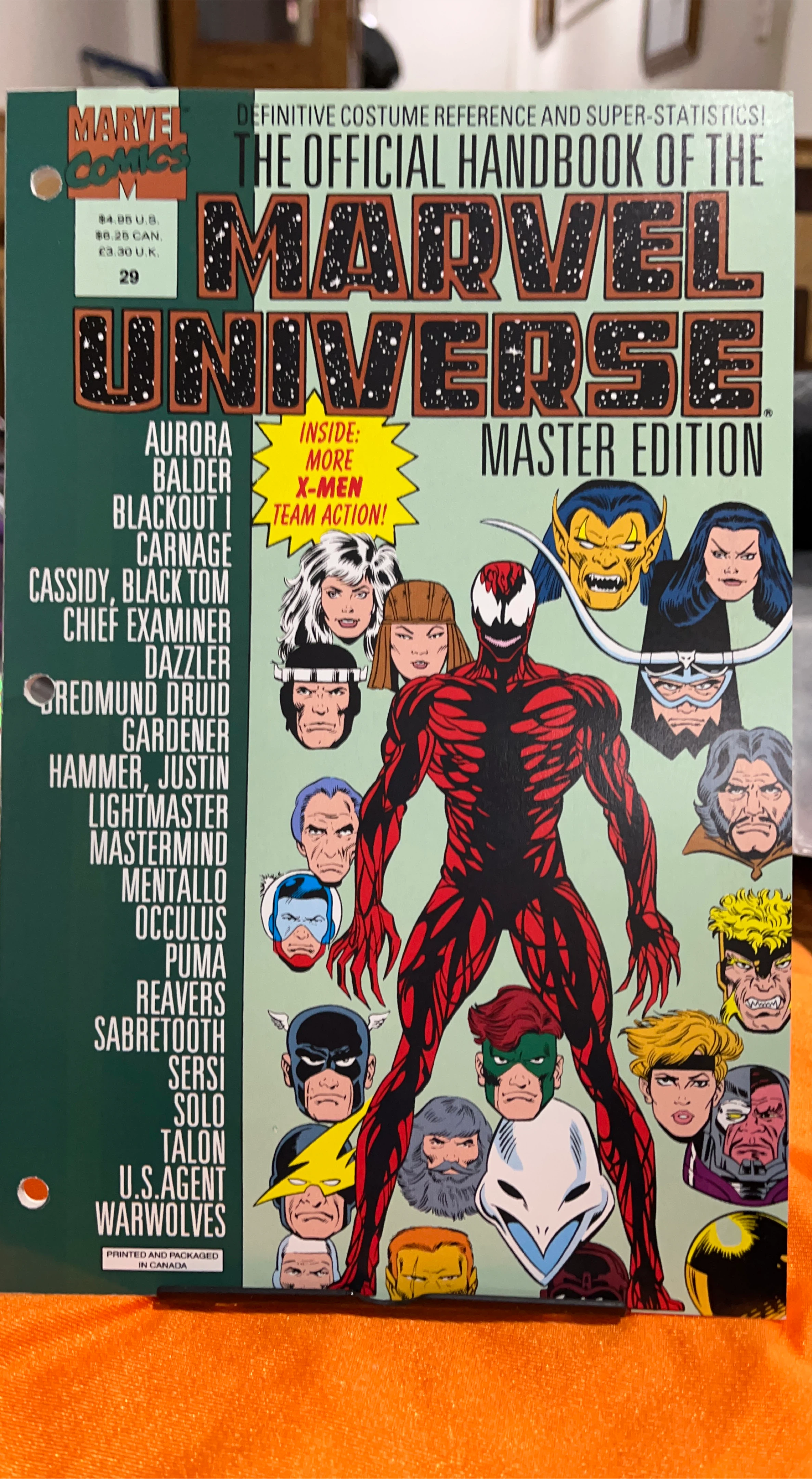 The Official Handbook of the Marvel Universe Master Edition