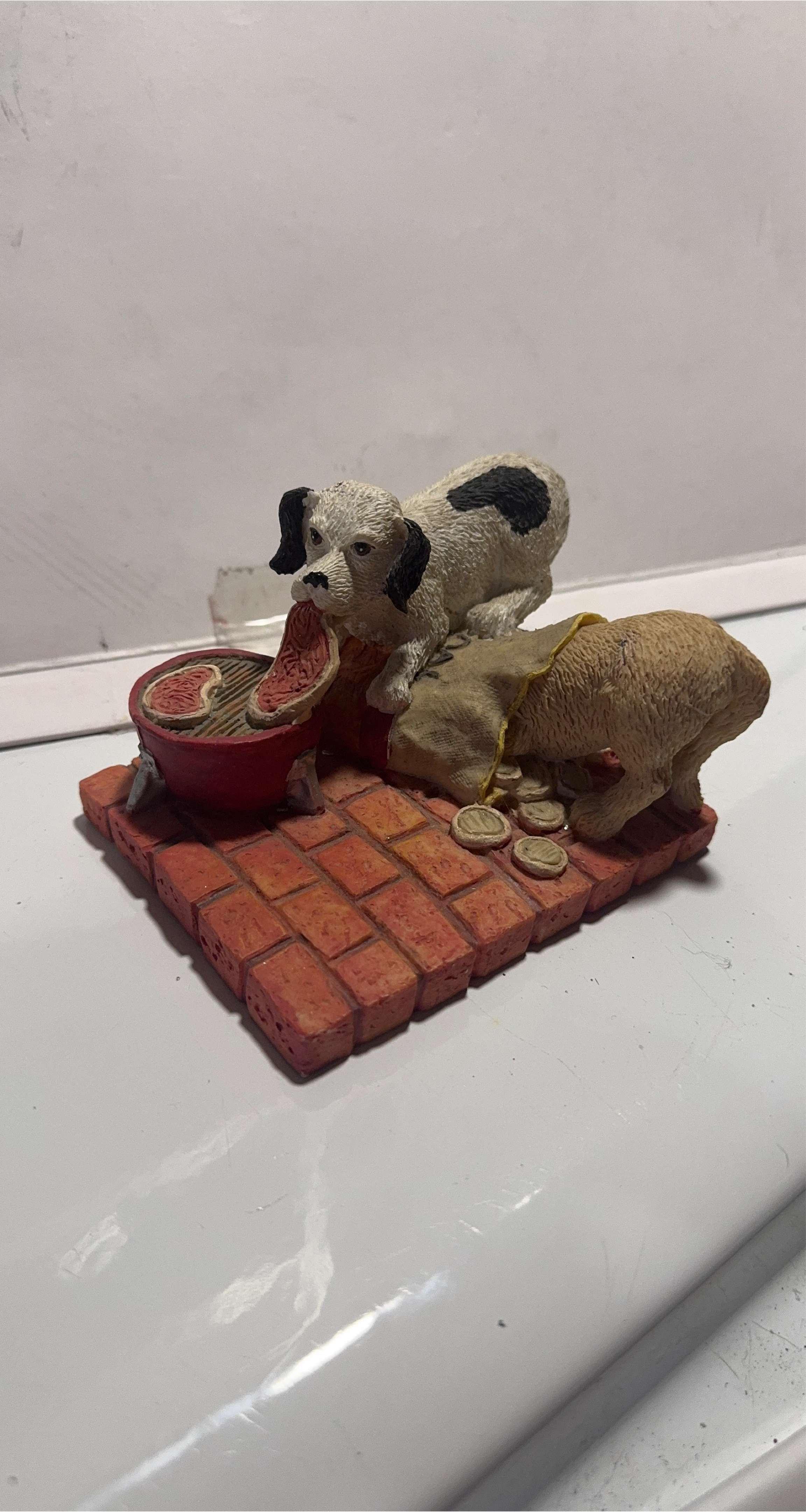 Dog and Bear Figurine