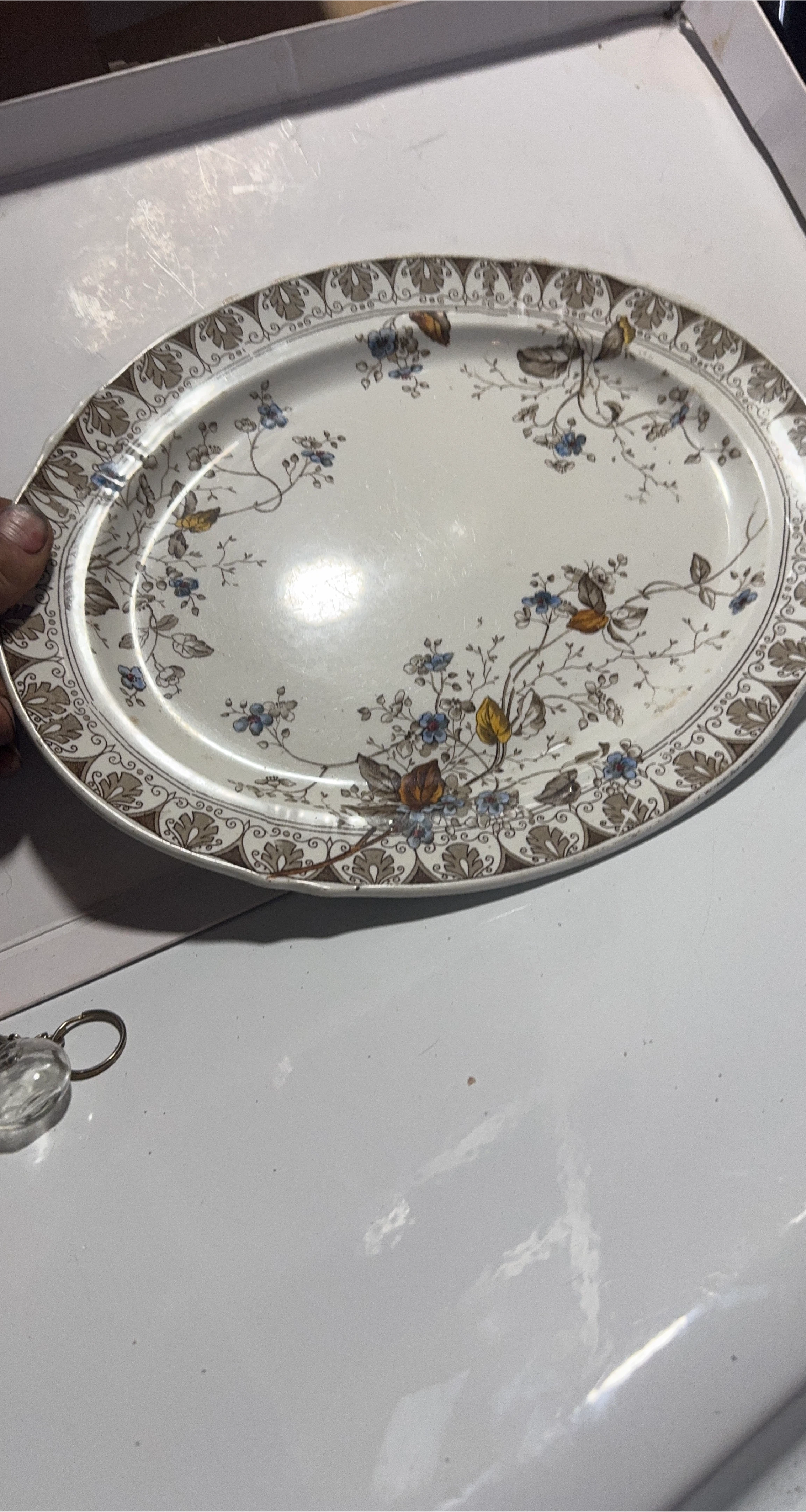 Alfred Meakin Rosaline Pattern Platter