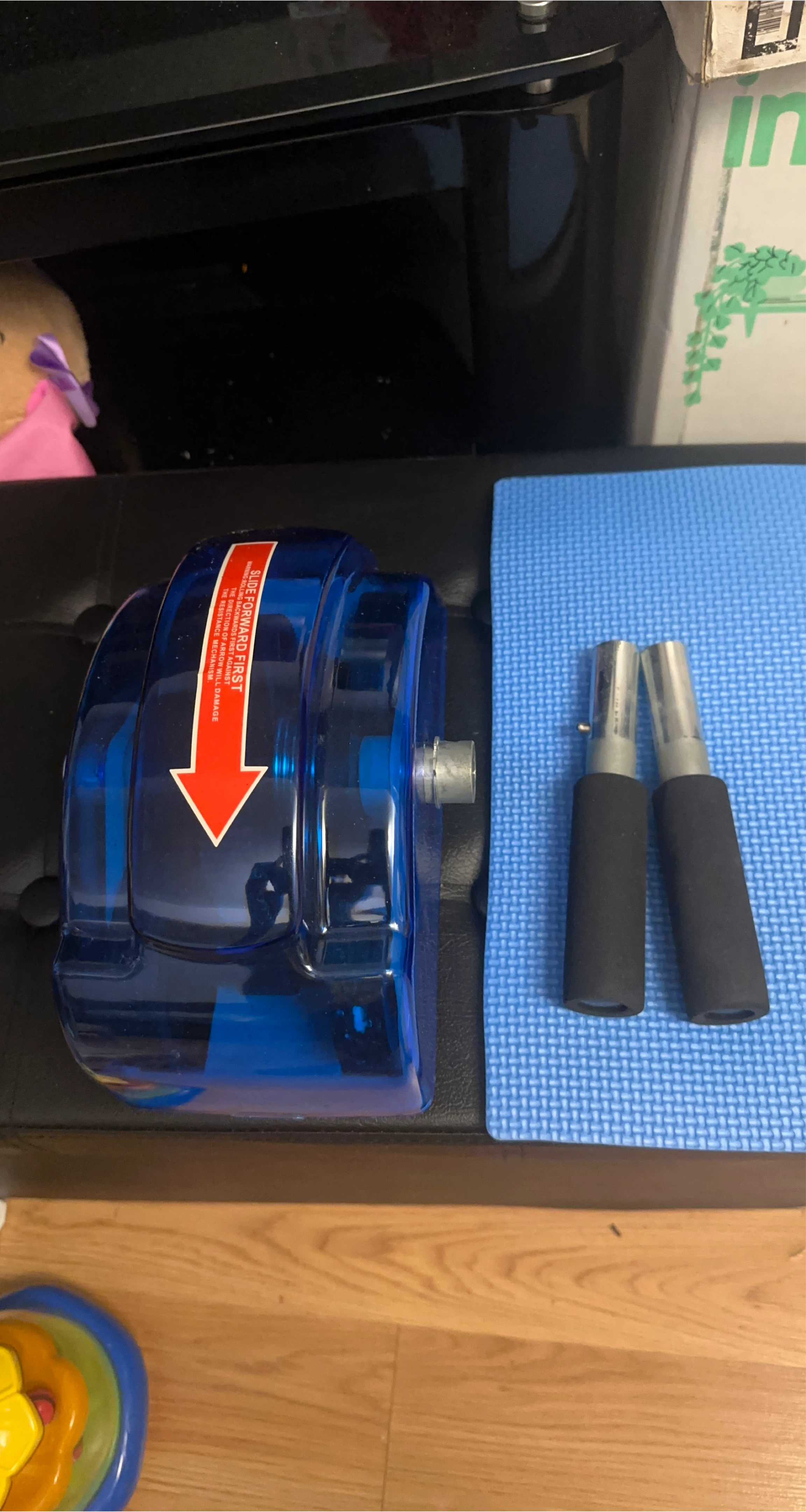 Roller Slide Abdominal Trainer with Mat