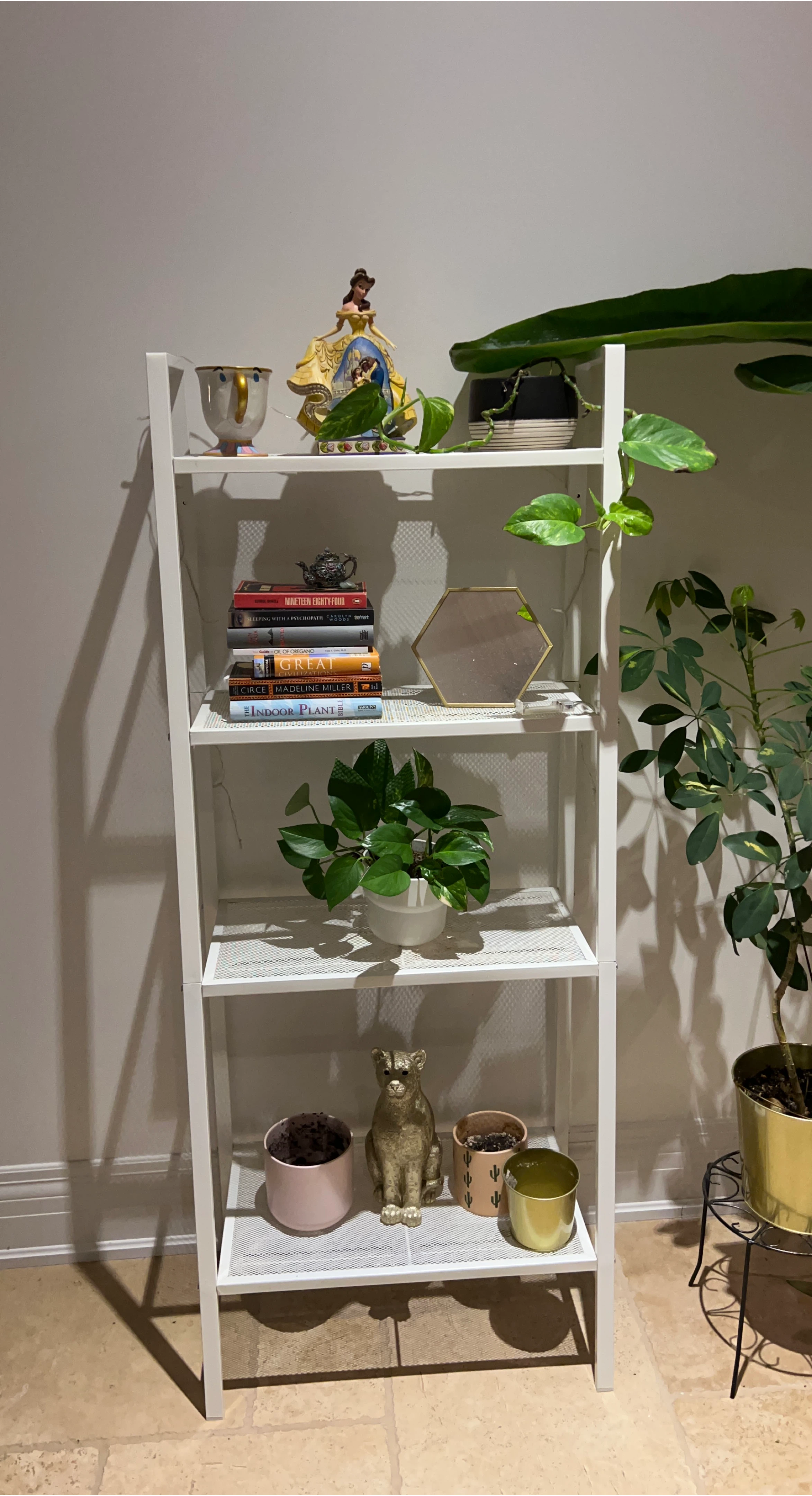 White Ladder Shelf