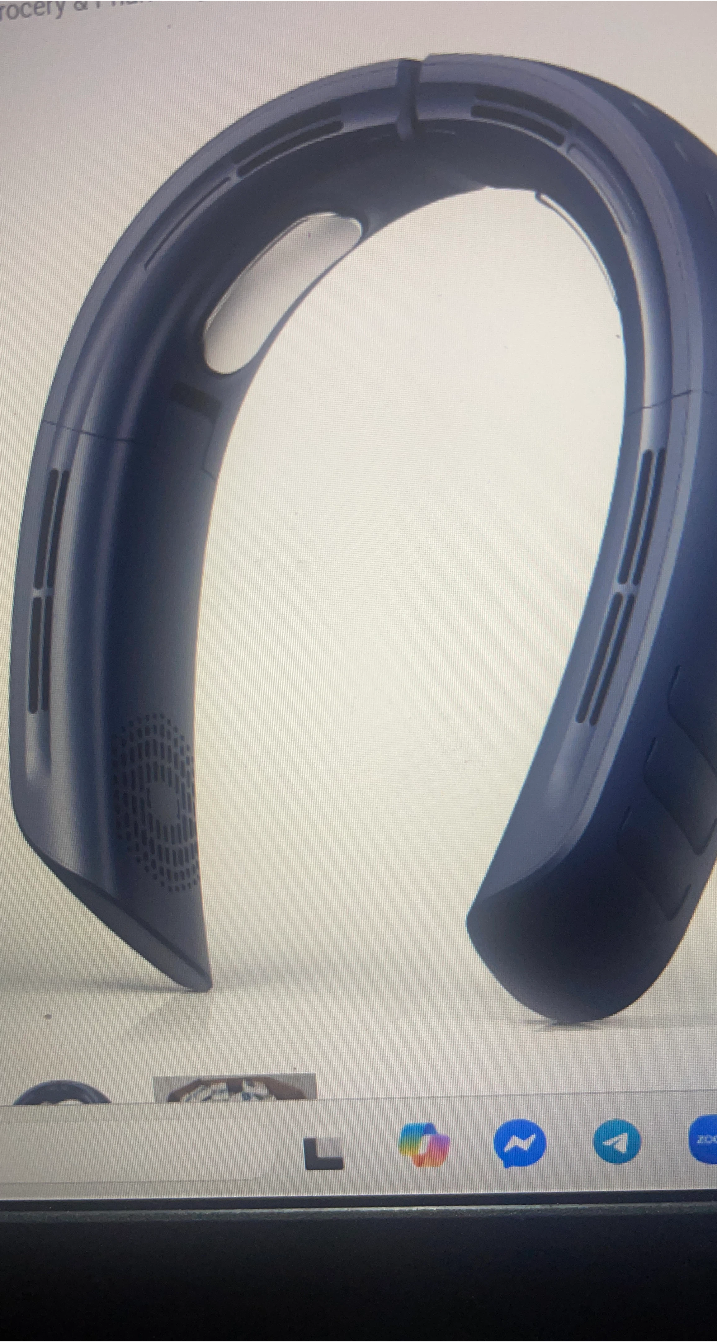 Neck Fan - Portable Personal Fan, Blue
