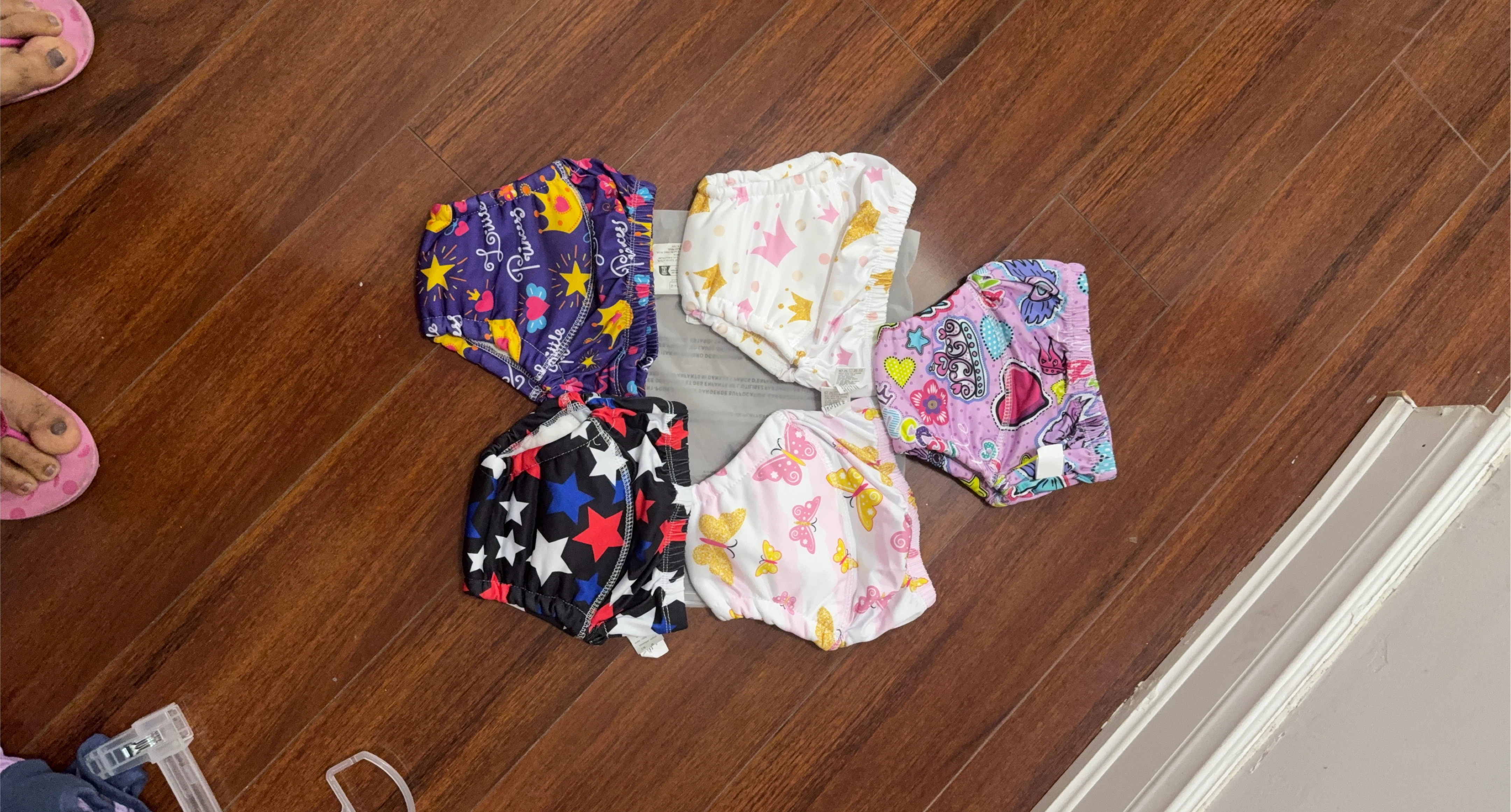 5 Baby cotton Diapers - Assorted Patterns