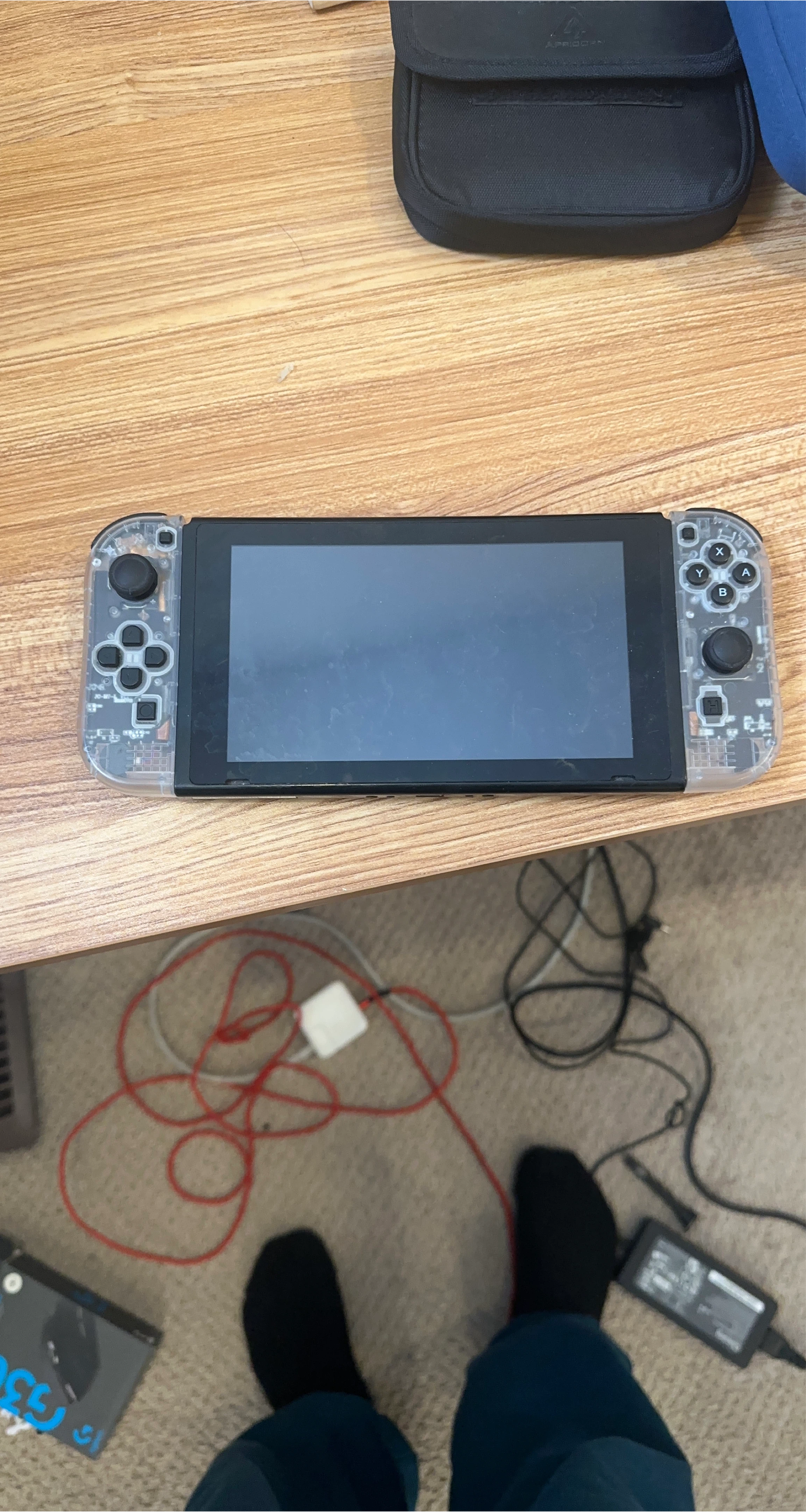 Nintendo Switch with Clear Shell
