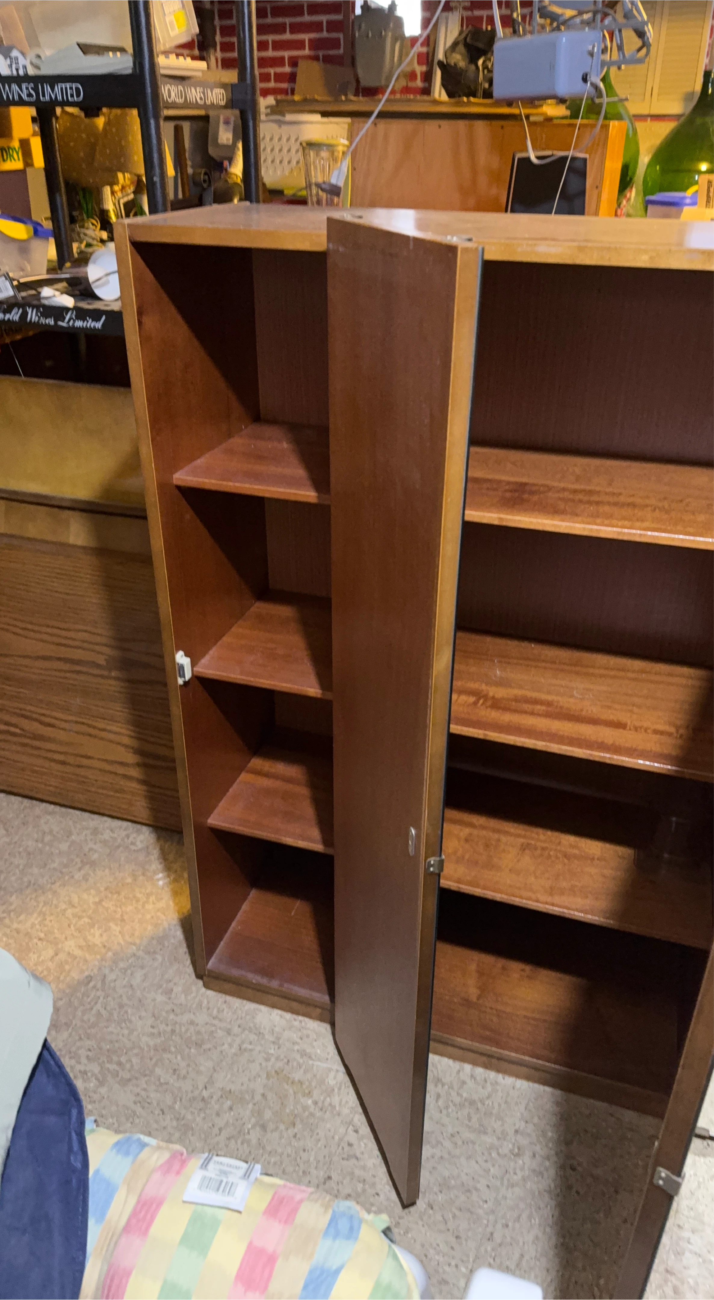 Wooden Cabinet with Shelves