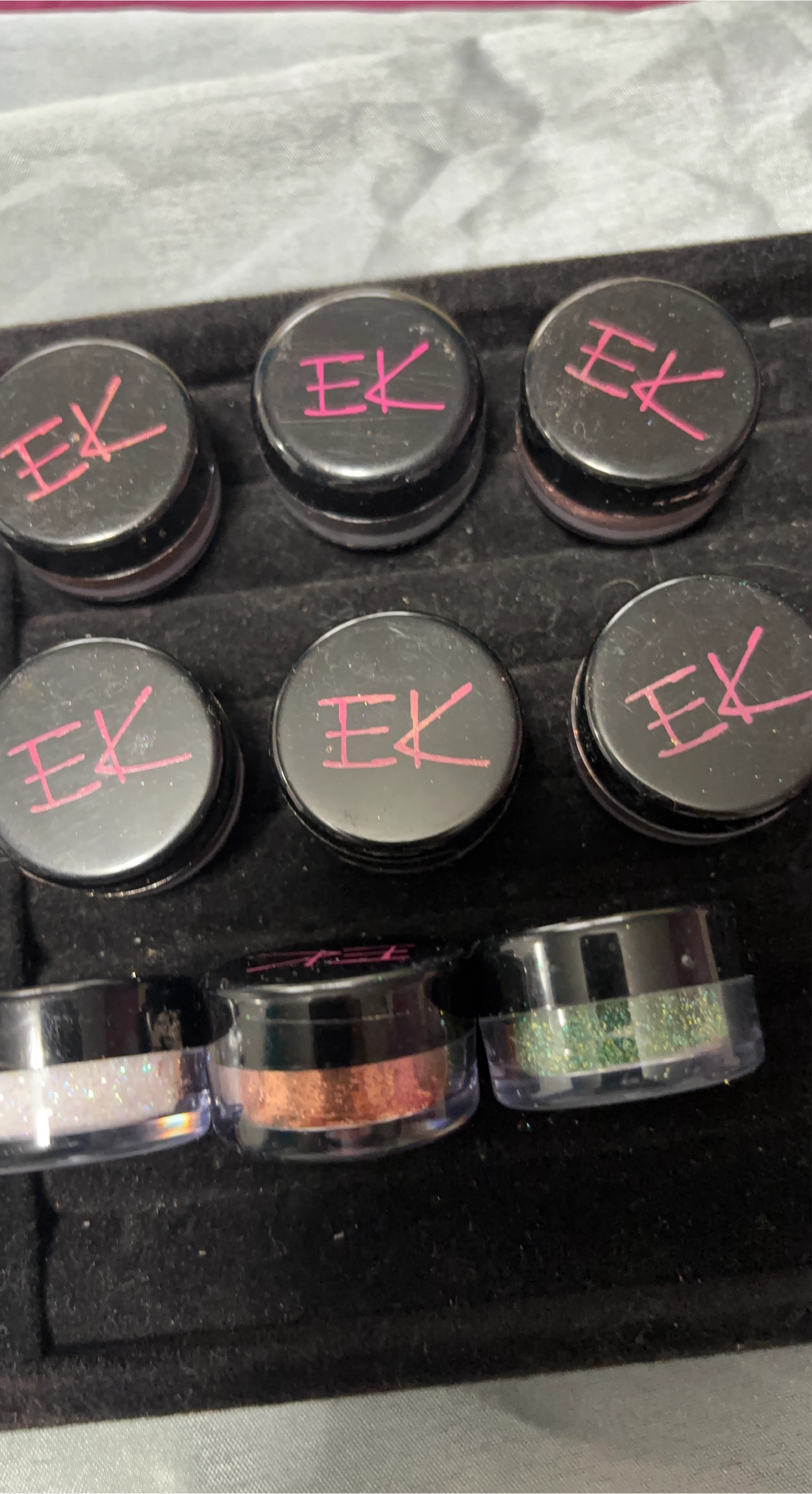 EK Glitter Eyeshadow Powders