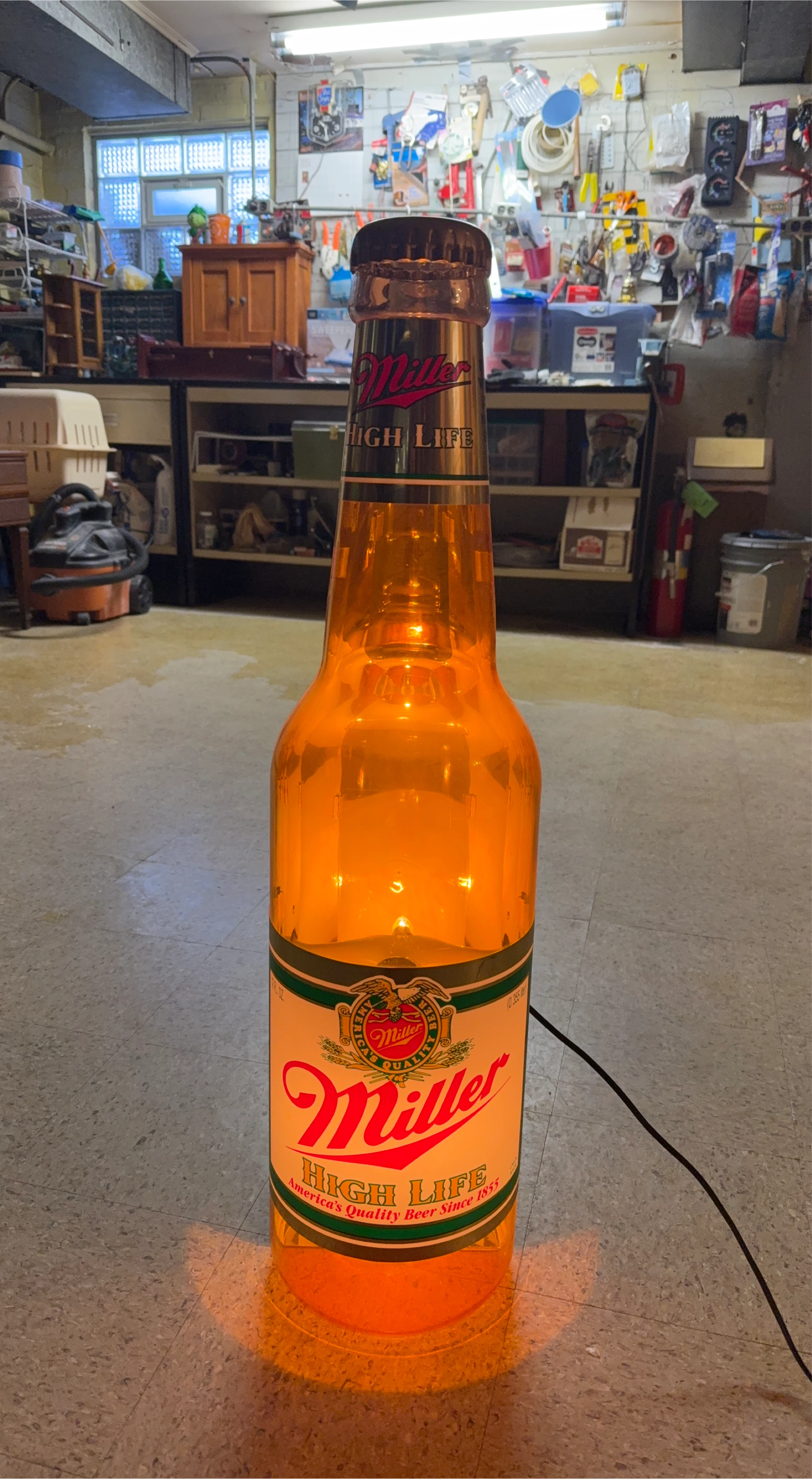 Miller High Life Beer Bottle Light