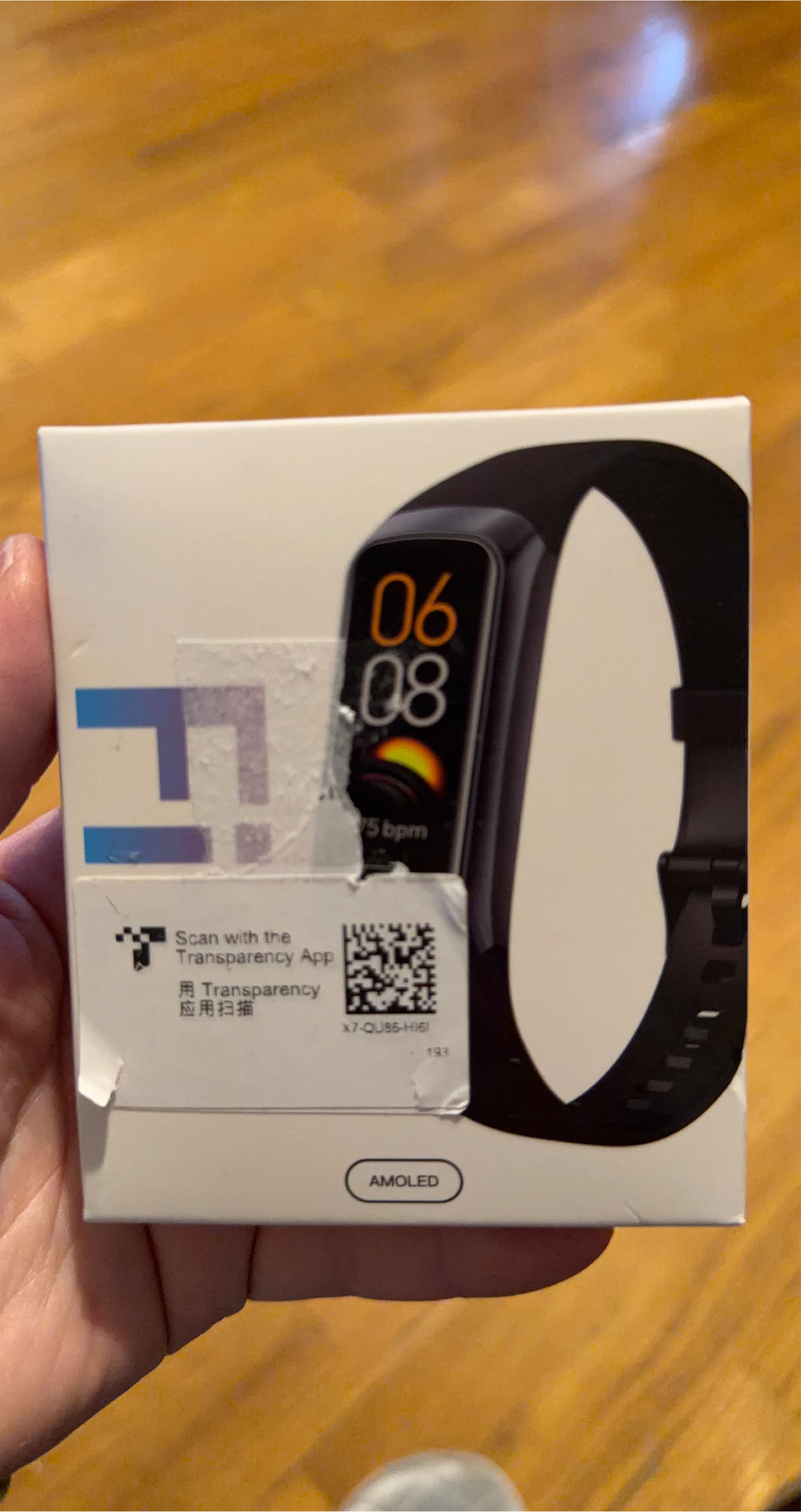 Fitness Tracker with AMOLED Display