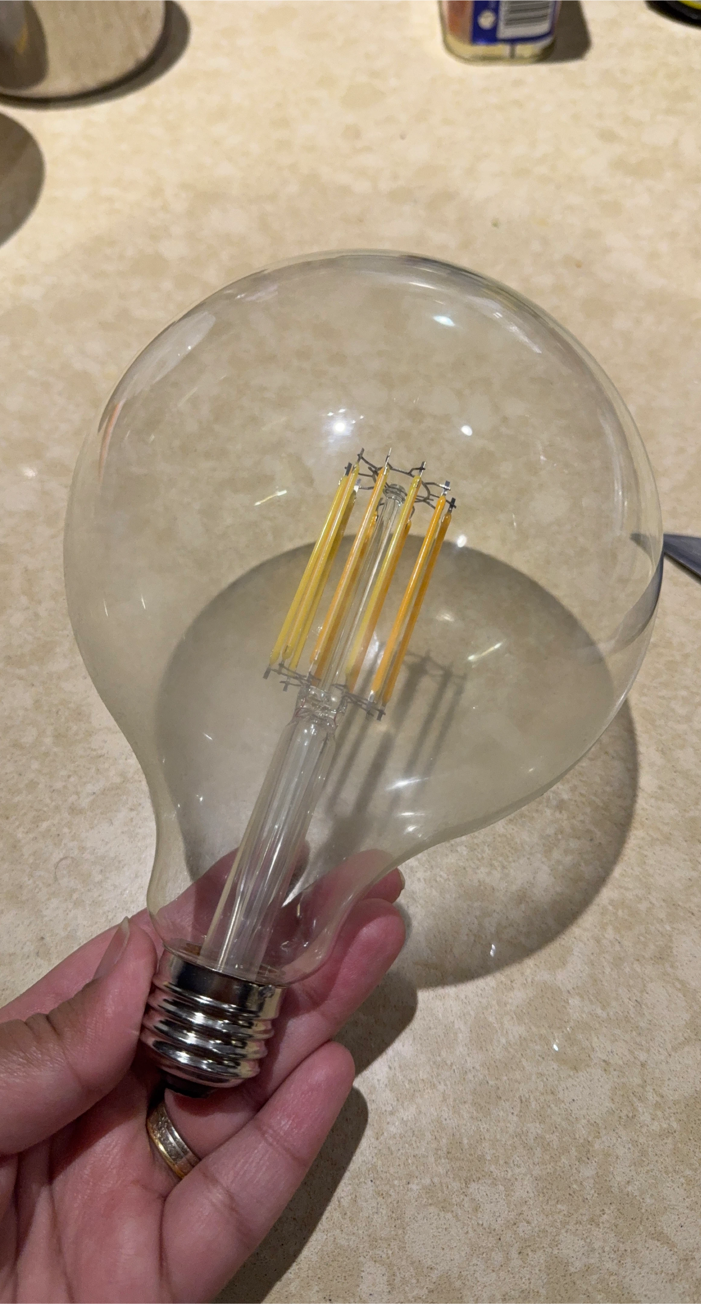 2 CRLight Dimmable 12W LED Large Globe Bulb