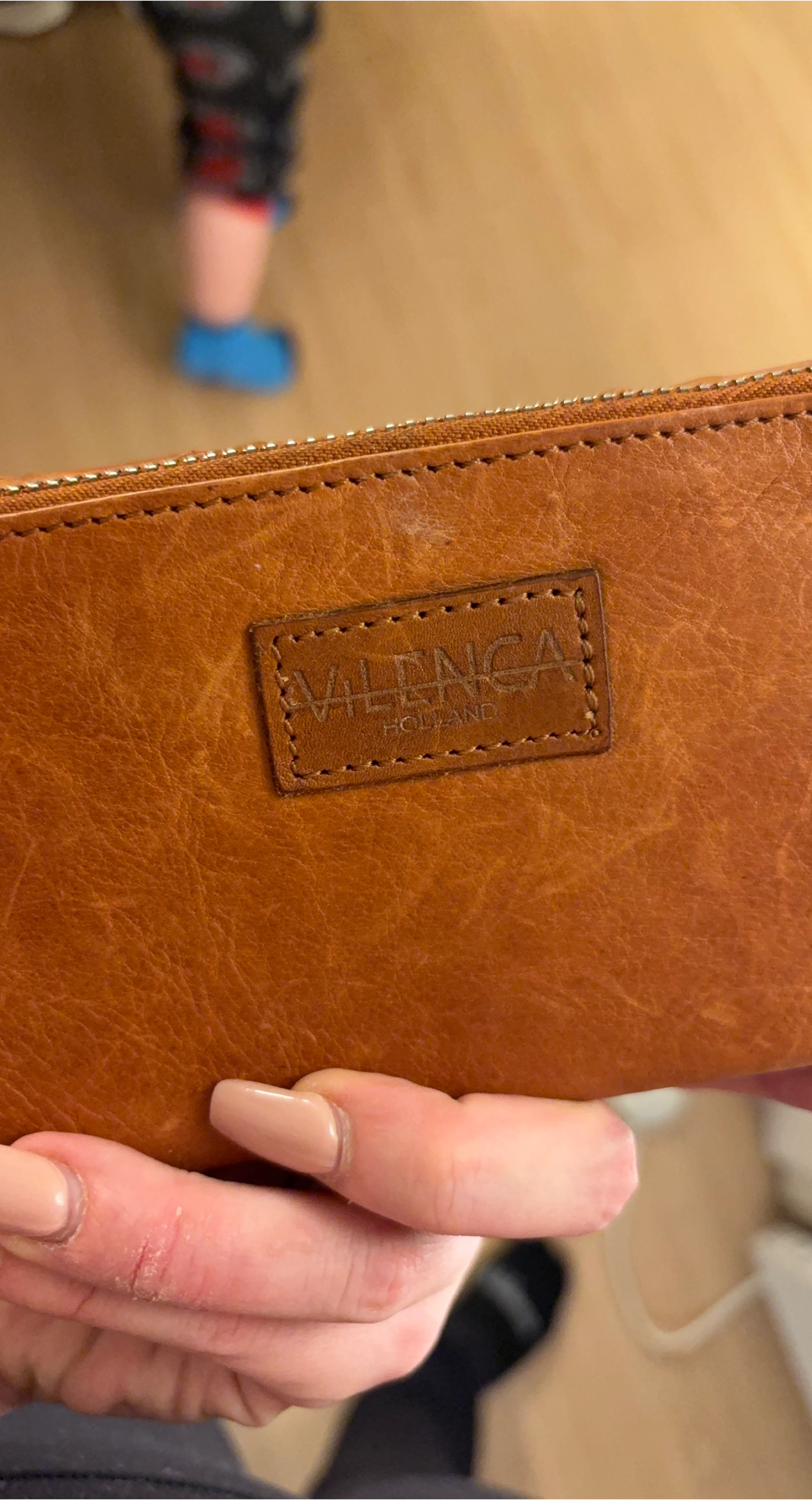 VALENGA Holland Brown Leather Wallet