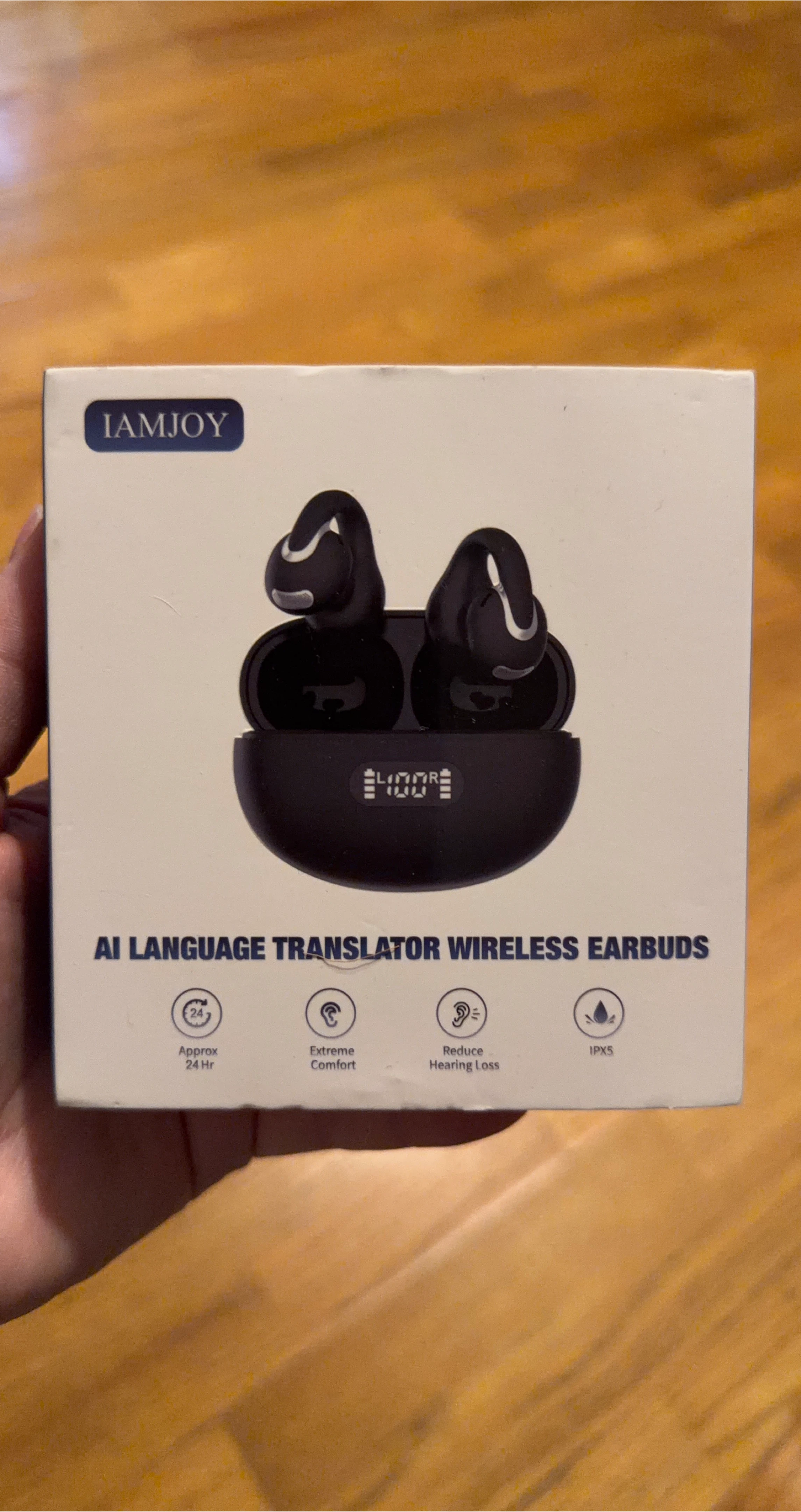 IAMJOY AI Language Translator Wireless Earbuds - NEW