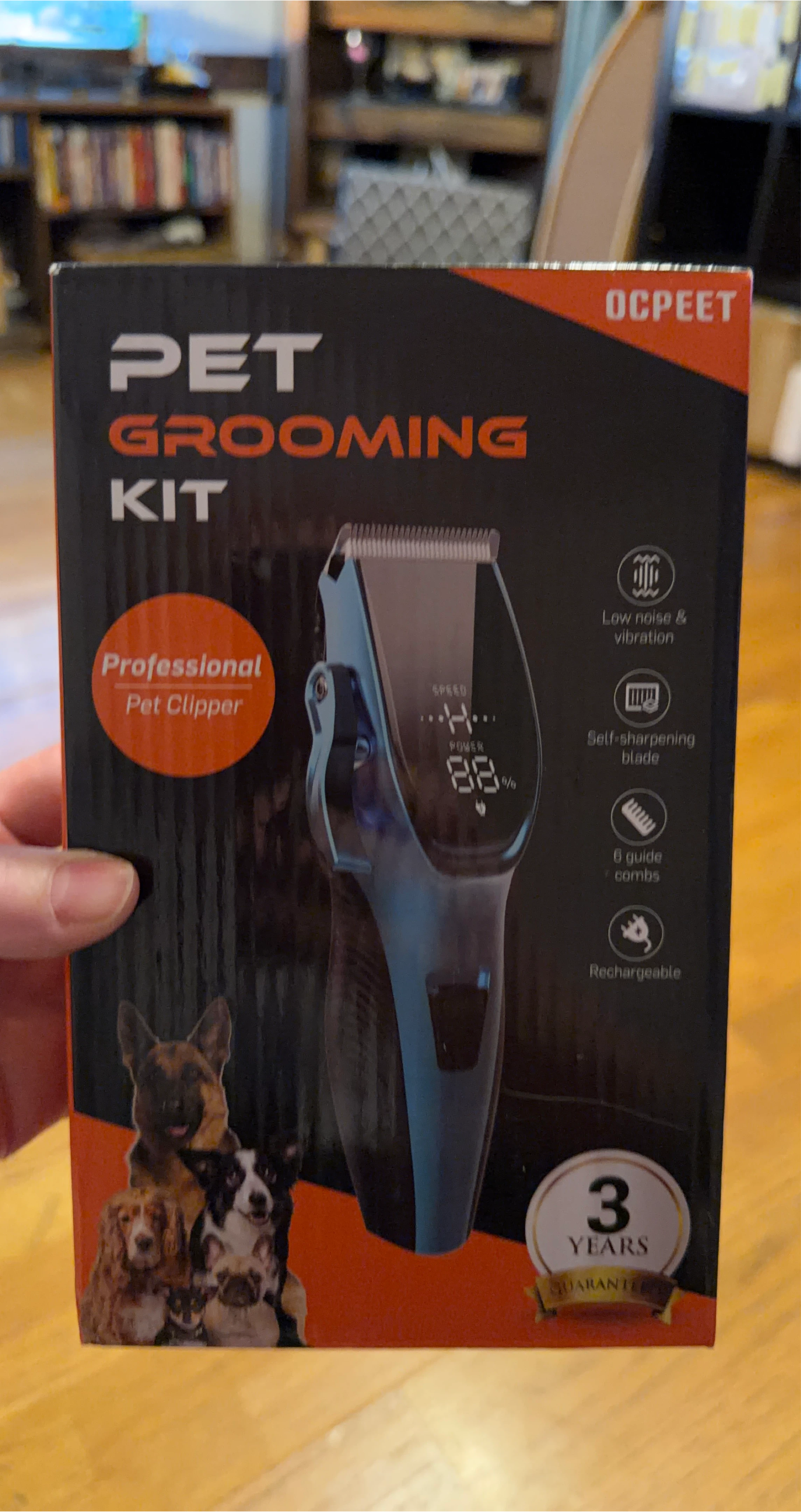 OCPET Pet Grooming Kit - Professional Pet Clipper