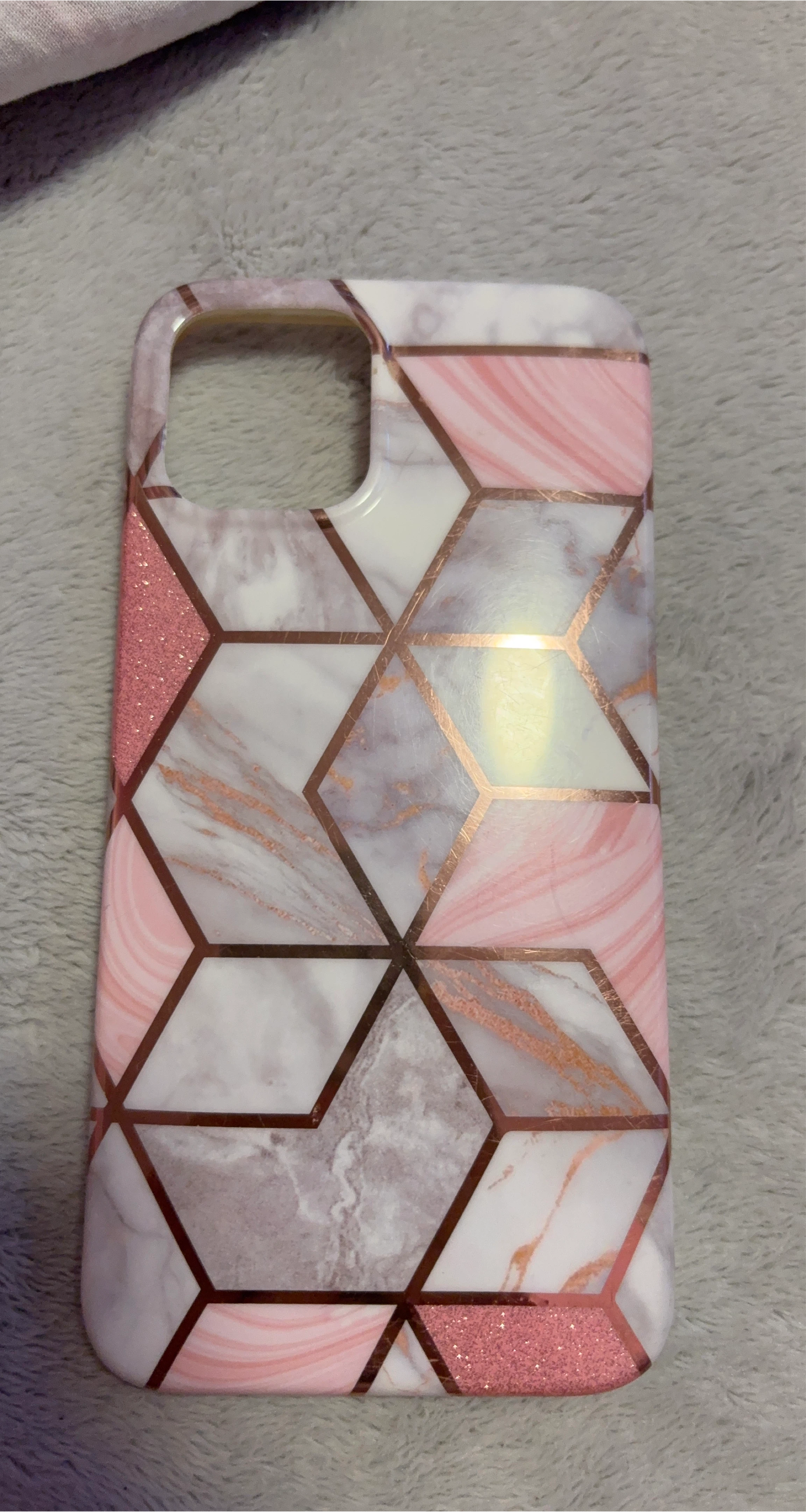 Pink Marble iPhone 12 Case