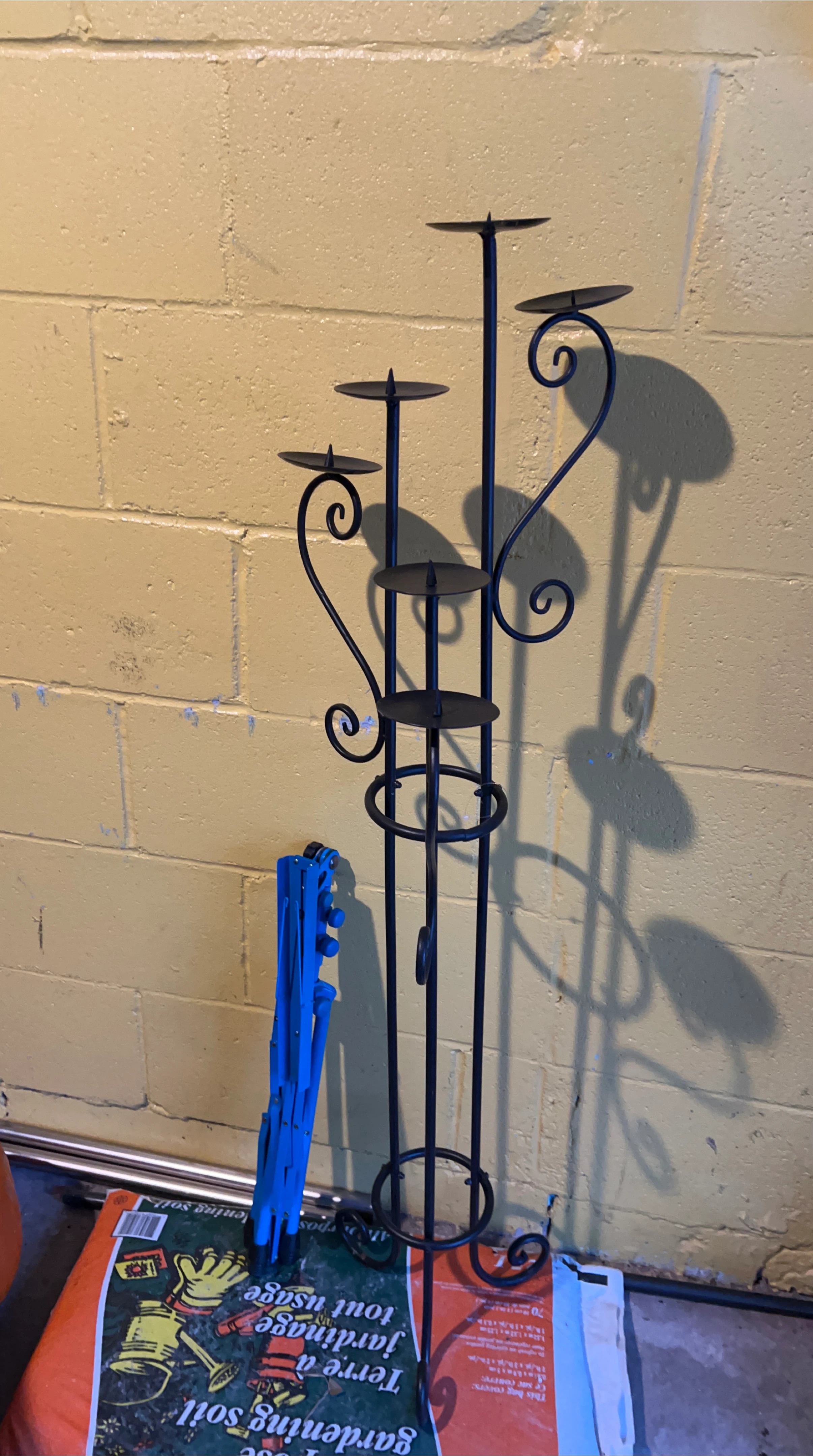 Metal Candlestick Holder