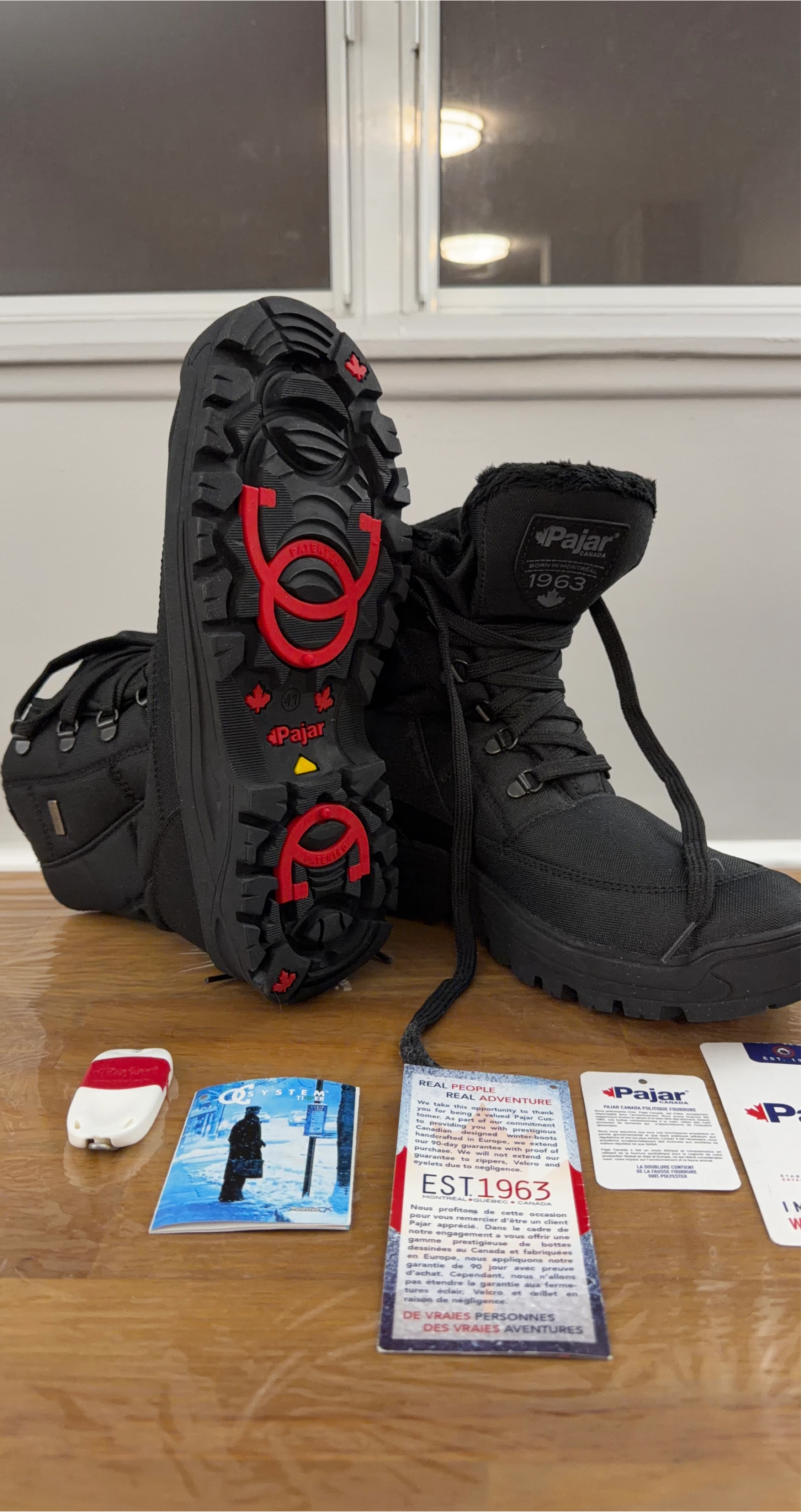Pajar Black Waterproof Winter Boots