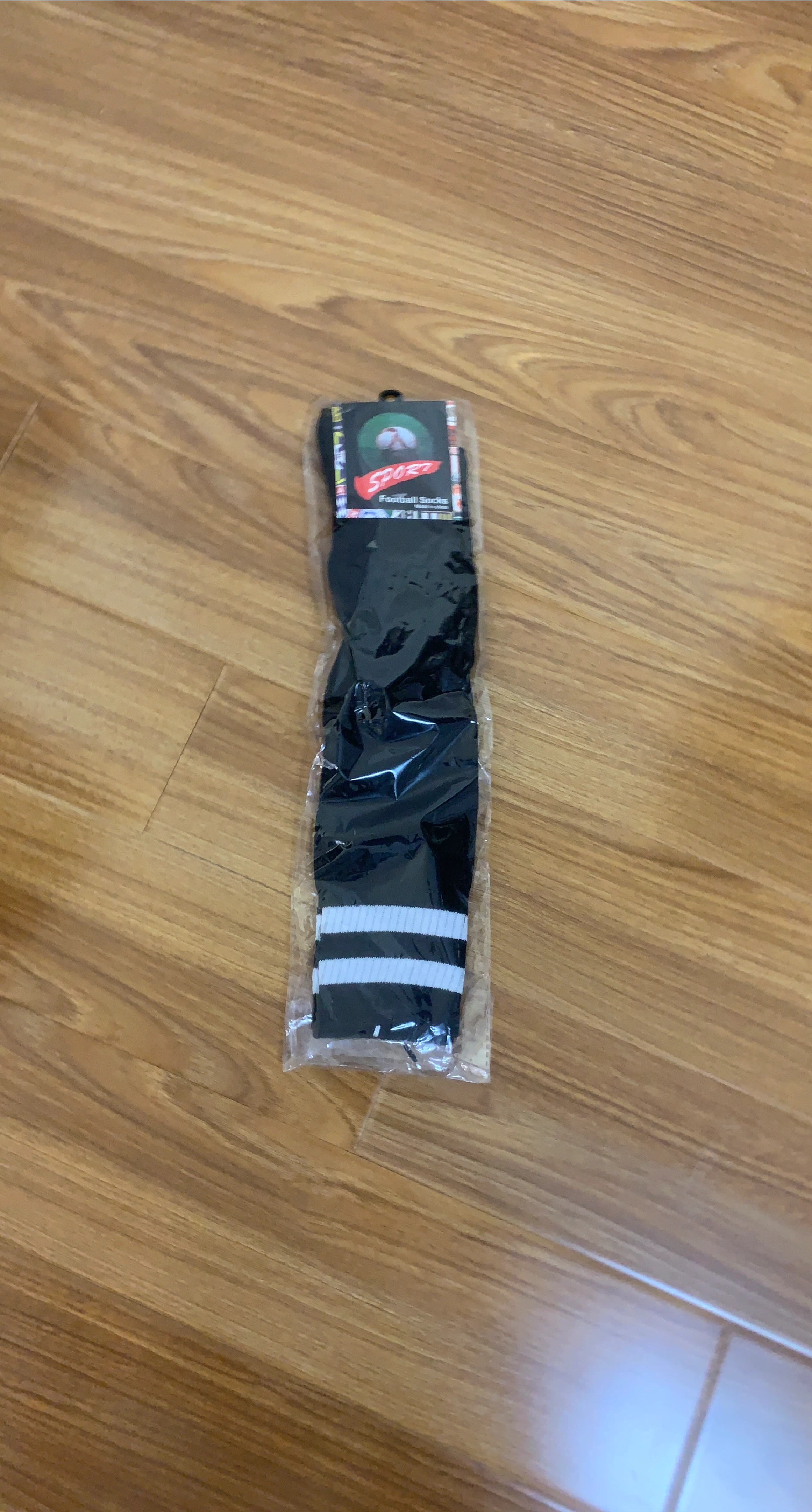 New Sport Football Socks - Black & White