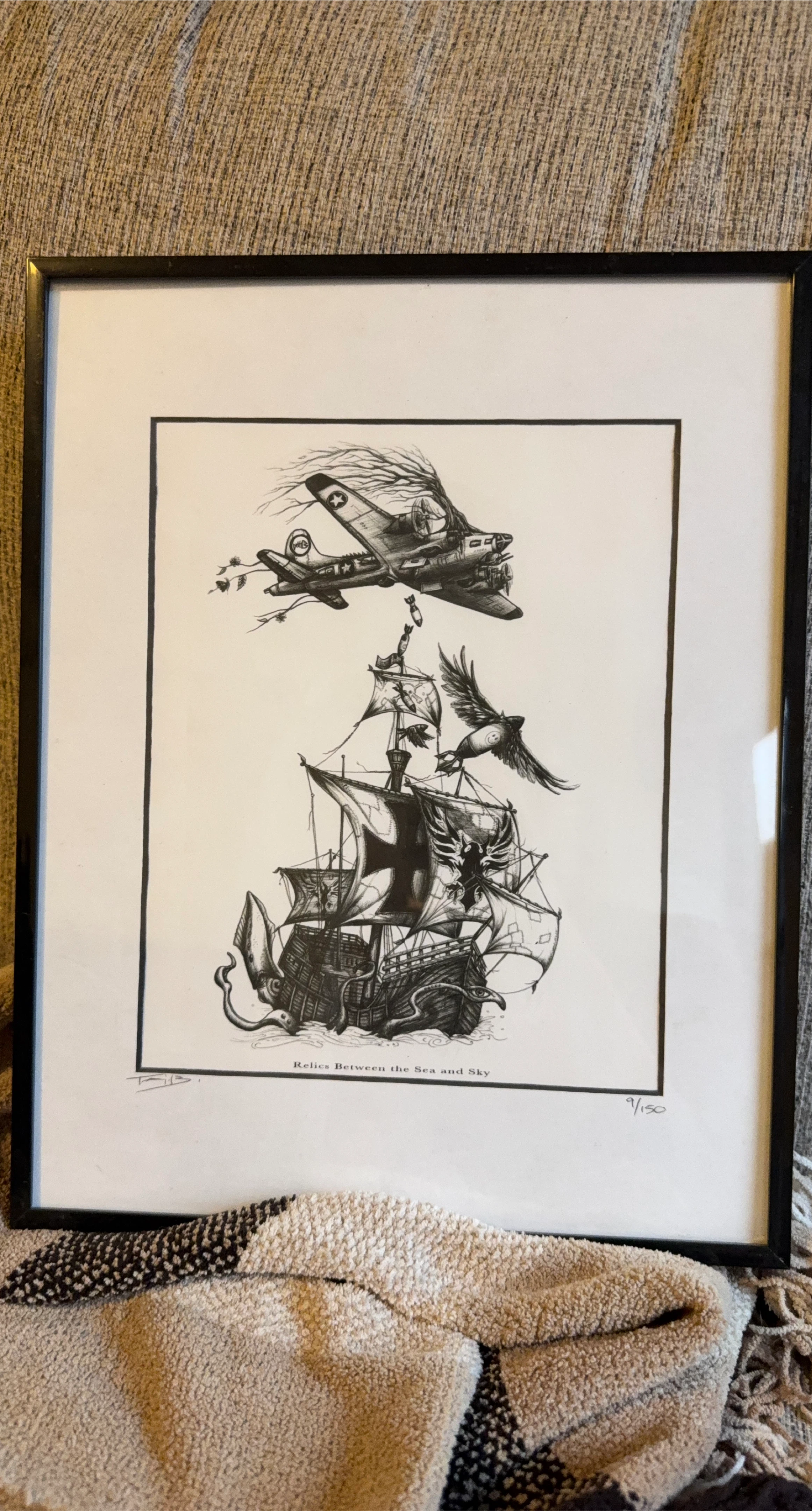 Relics Between the Sea and Sky Art Print 9/150