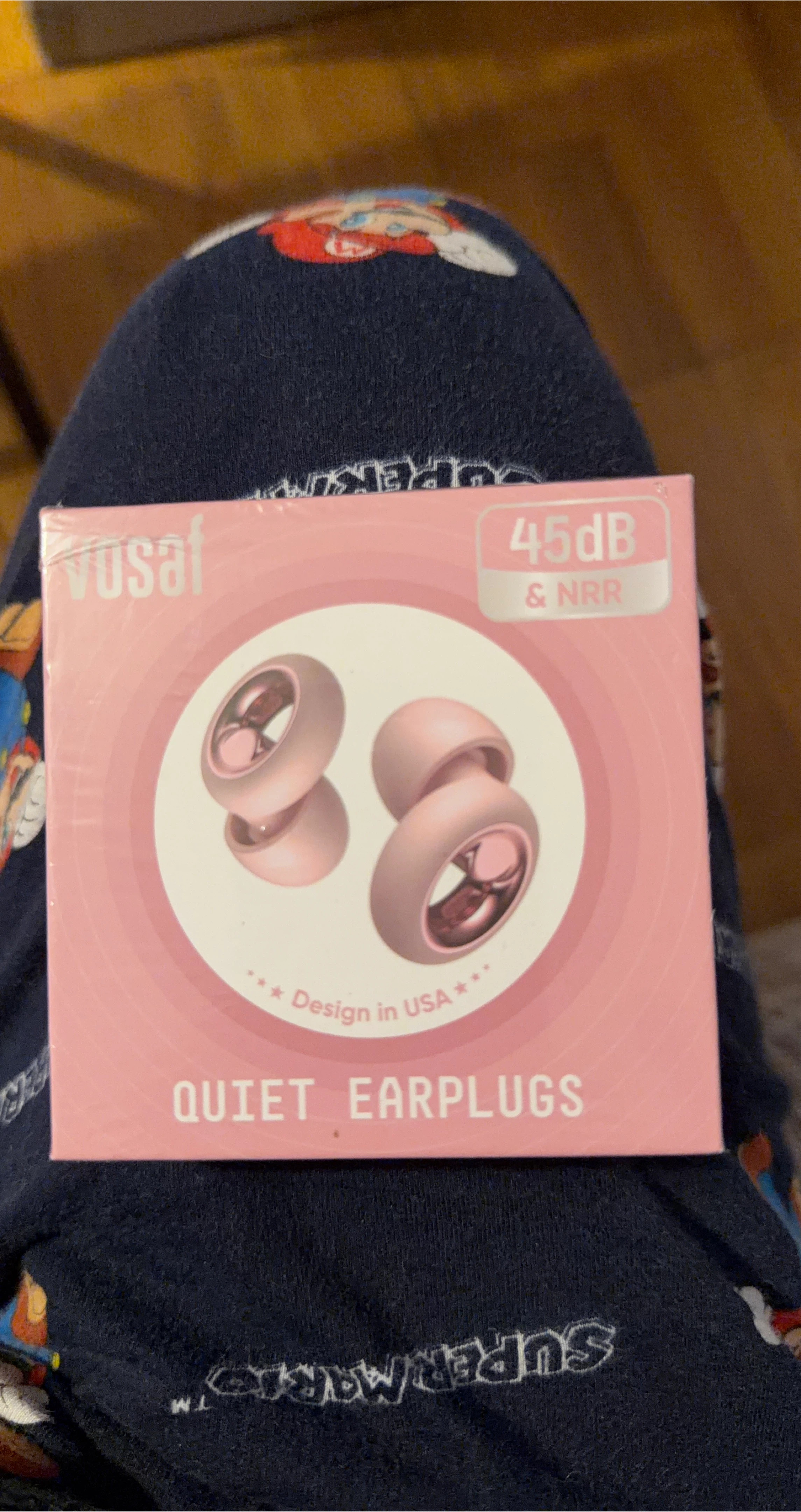 vusat Quiet Earplugs - 45dB & NRR - Pink
