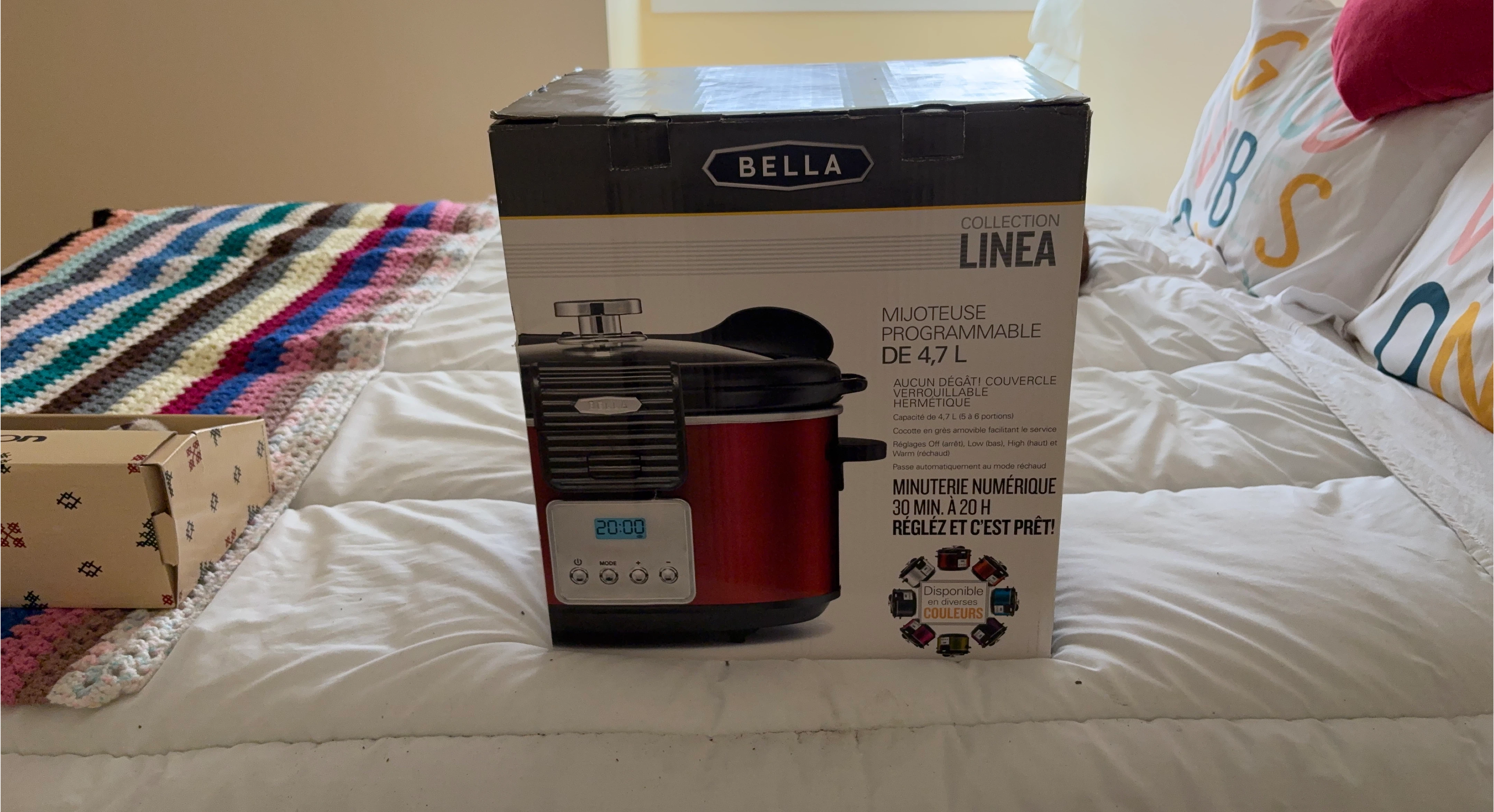 Bella Linea Programmable Slow Cooker 4.7L Red