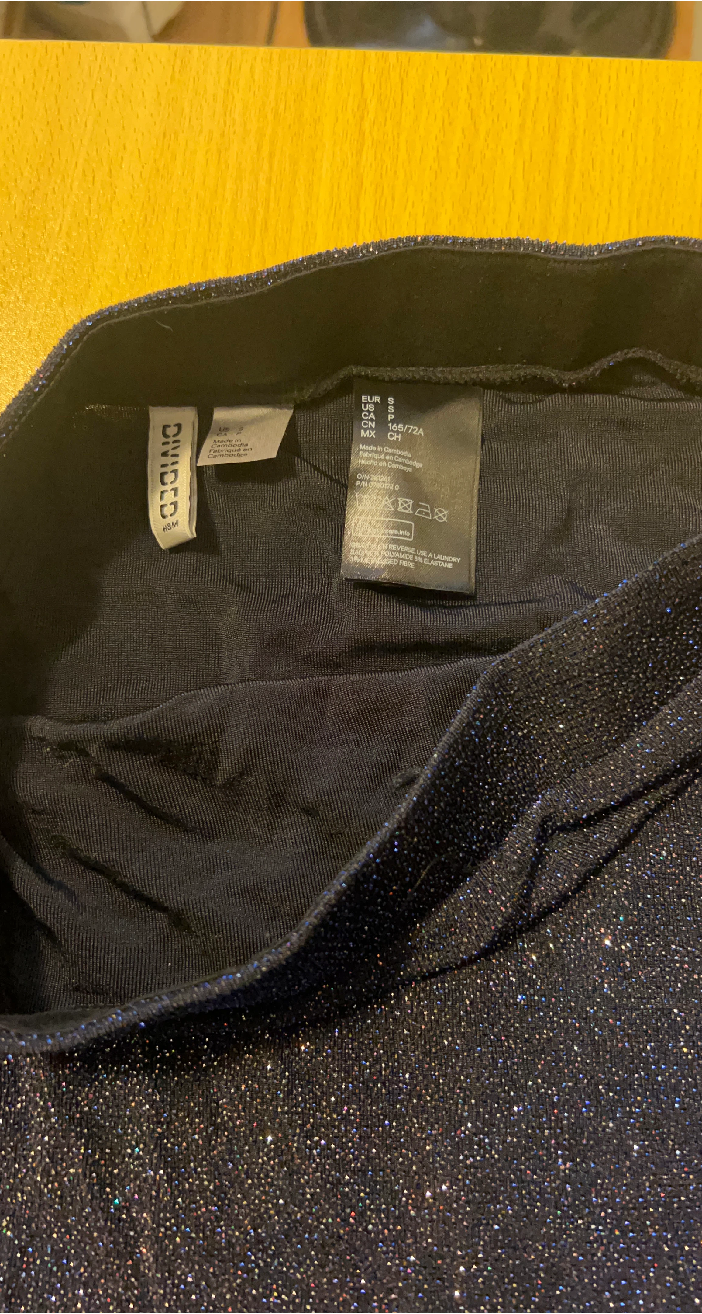 H&M Divided Sparkly Skirt- Size Small