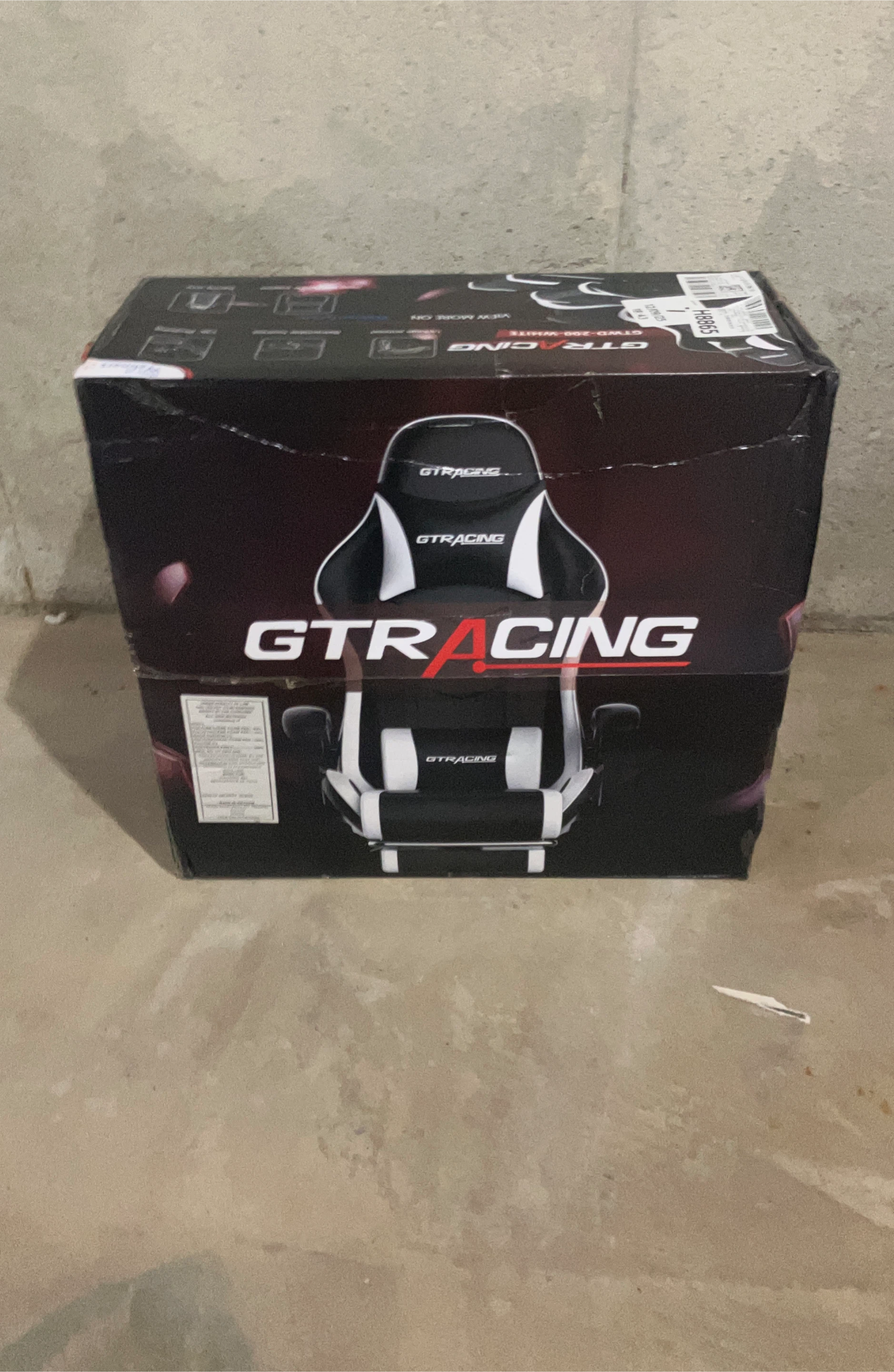 GTRACING GTWD-200-WHITE Gaming Chair (New)