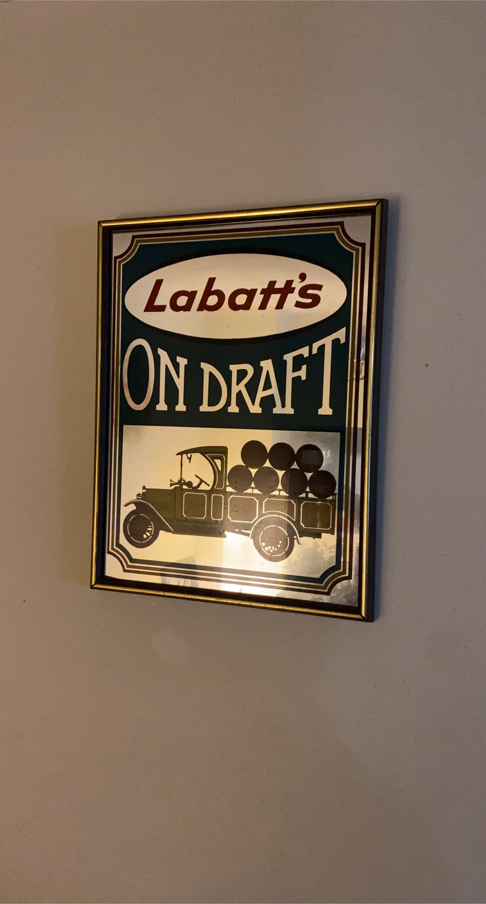 Labatt's On Draft Mirror