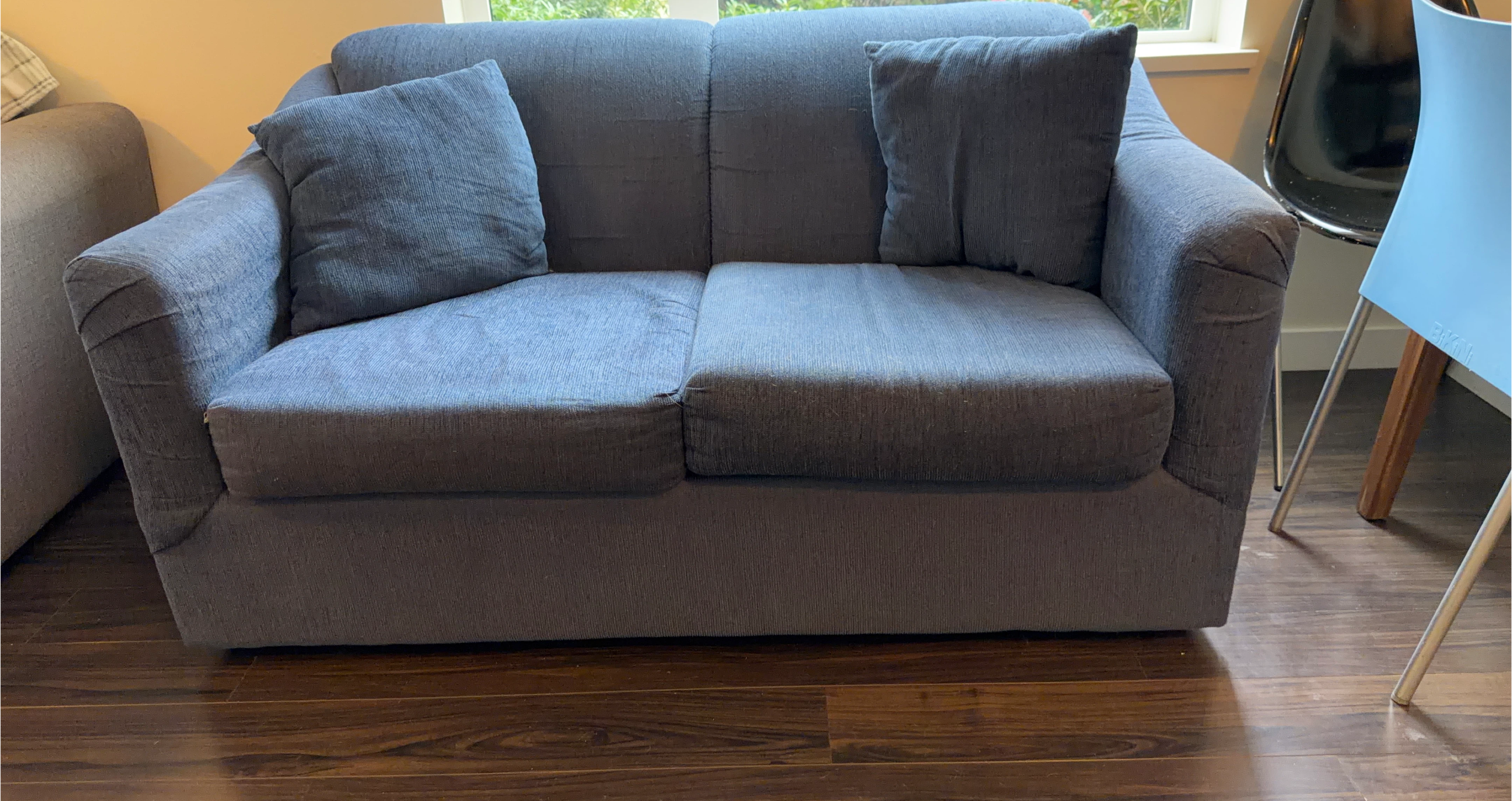 Blue Loveseat Sofa