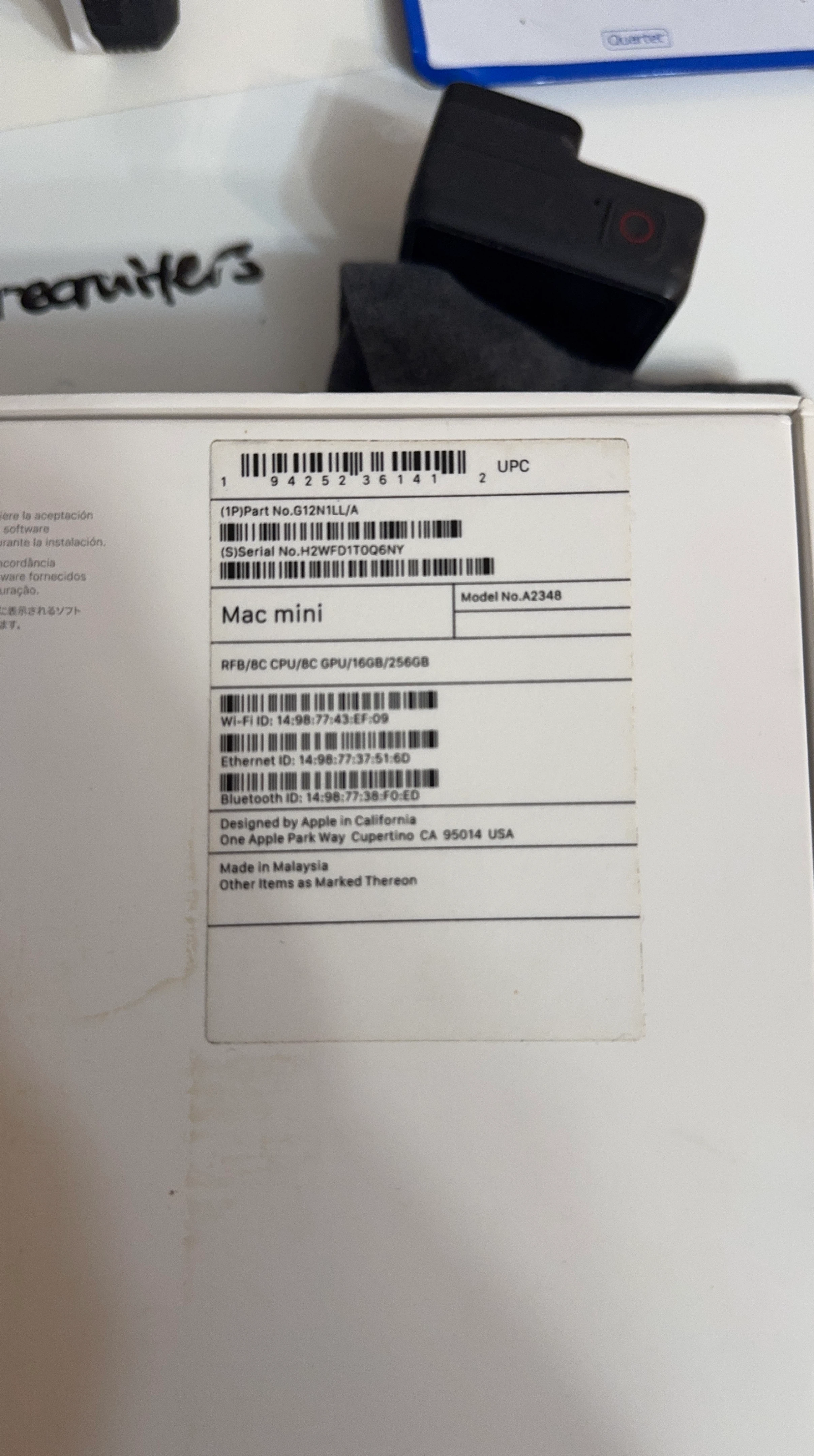 Apple Mac Mini M1 16GB 256GB