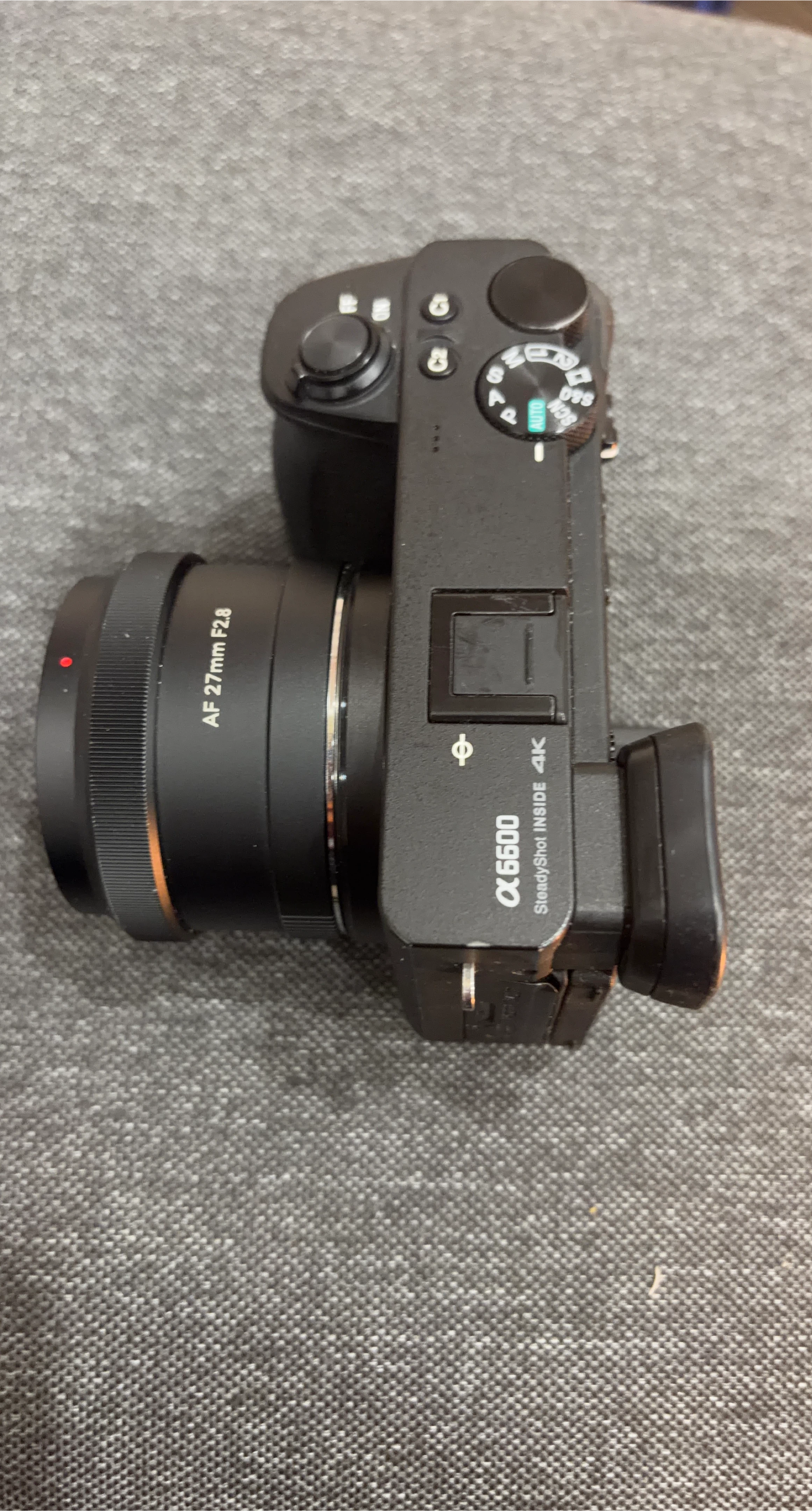 Sony Alpha a6600 Camera with AF 27mm F2.8 Lens