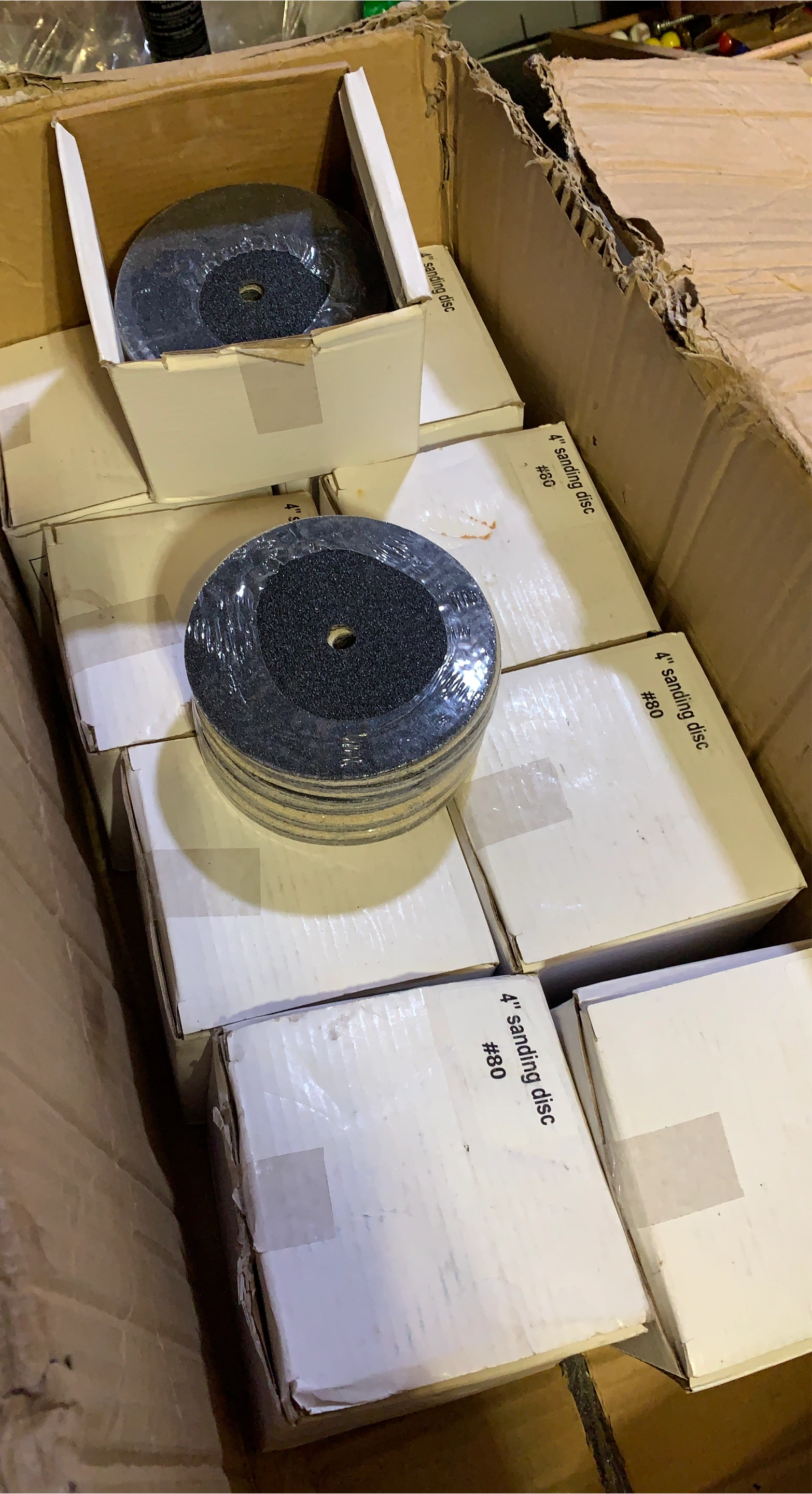 4" Sanding Discs #80 Grit (Bulk)