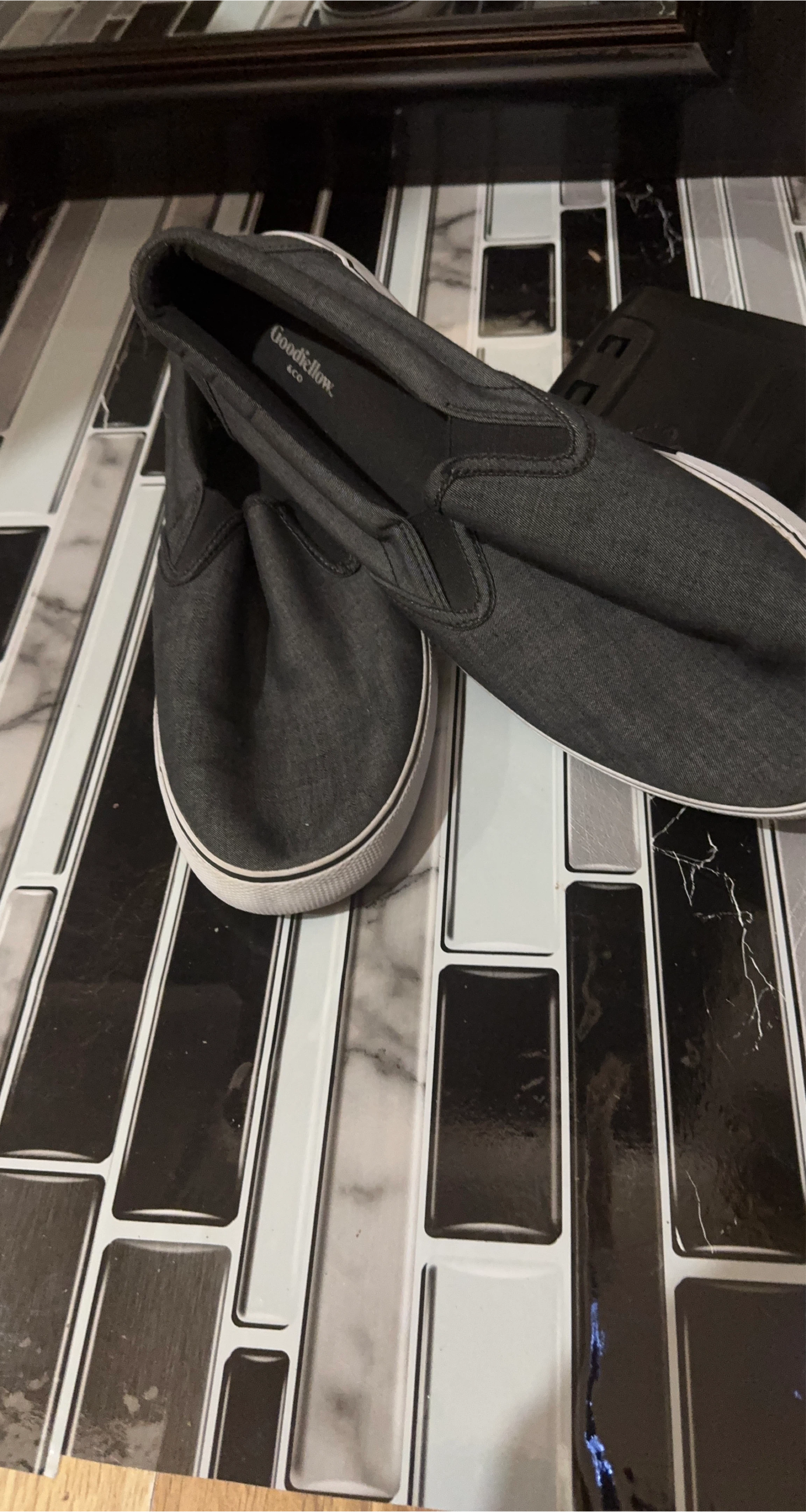 Goodfellow & Co. Gray Slip-On Shoes