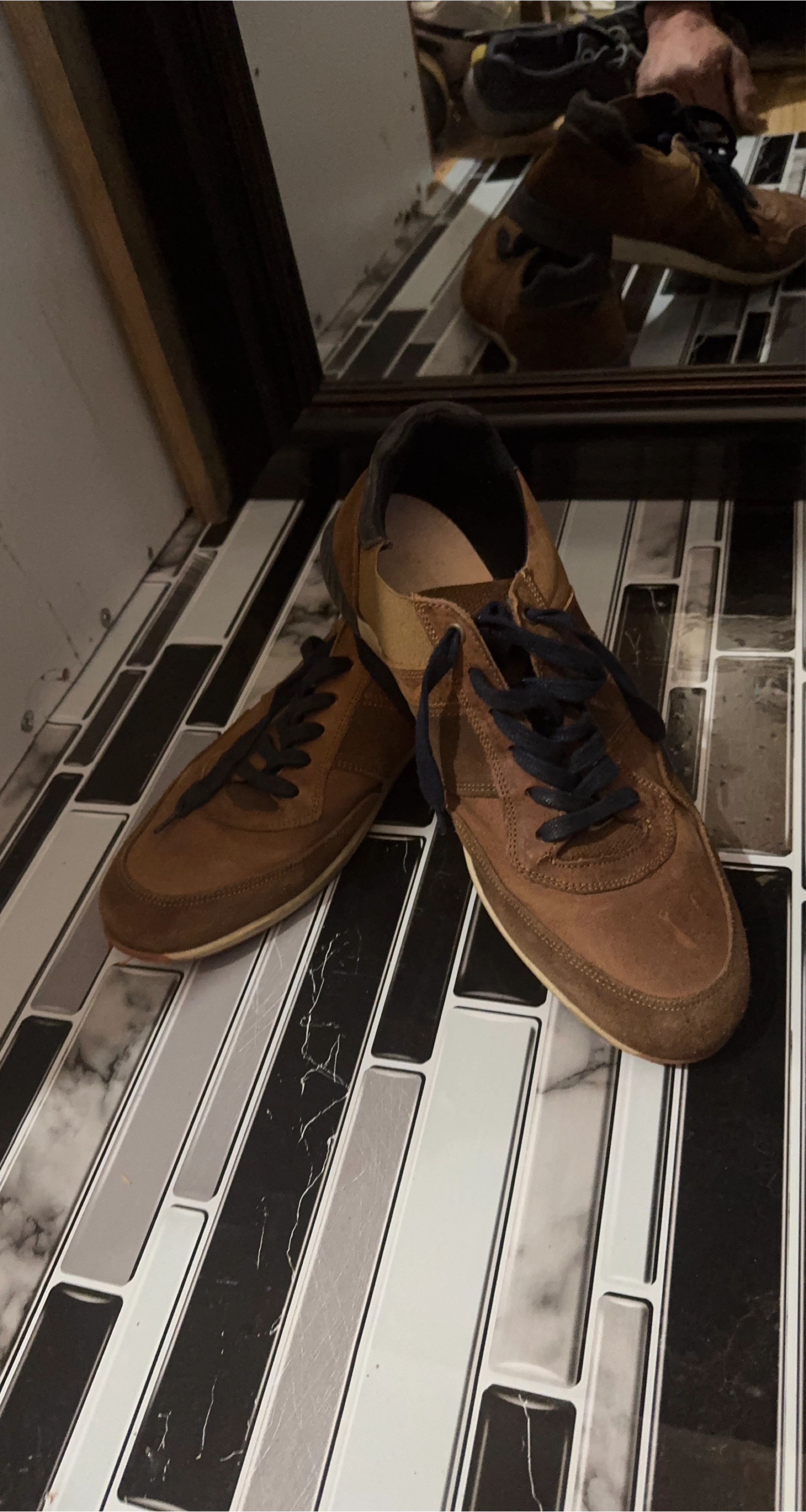 Bull Boxer Brown Leather Casual Shoes