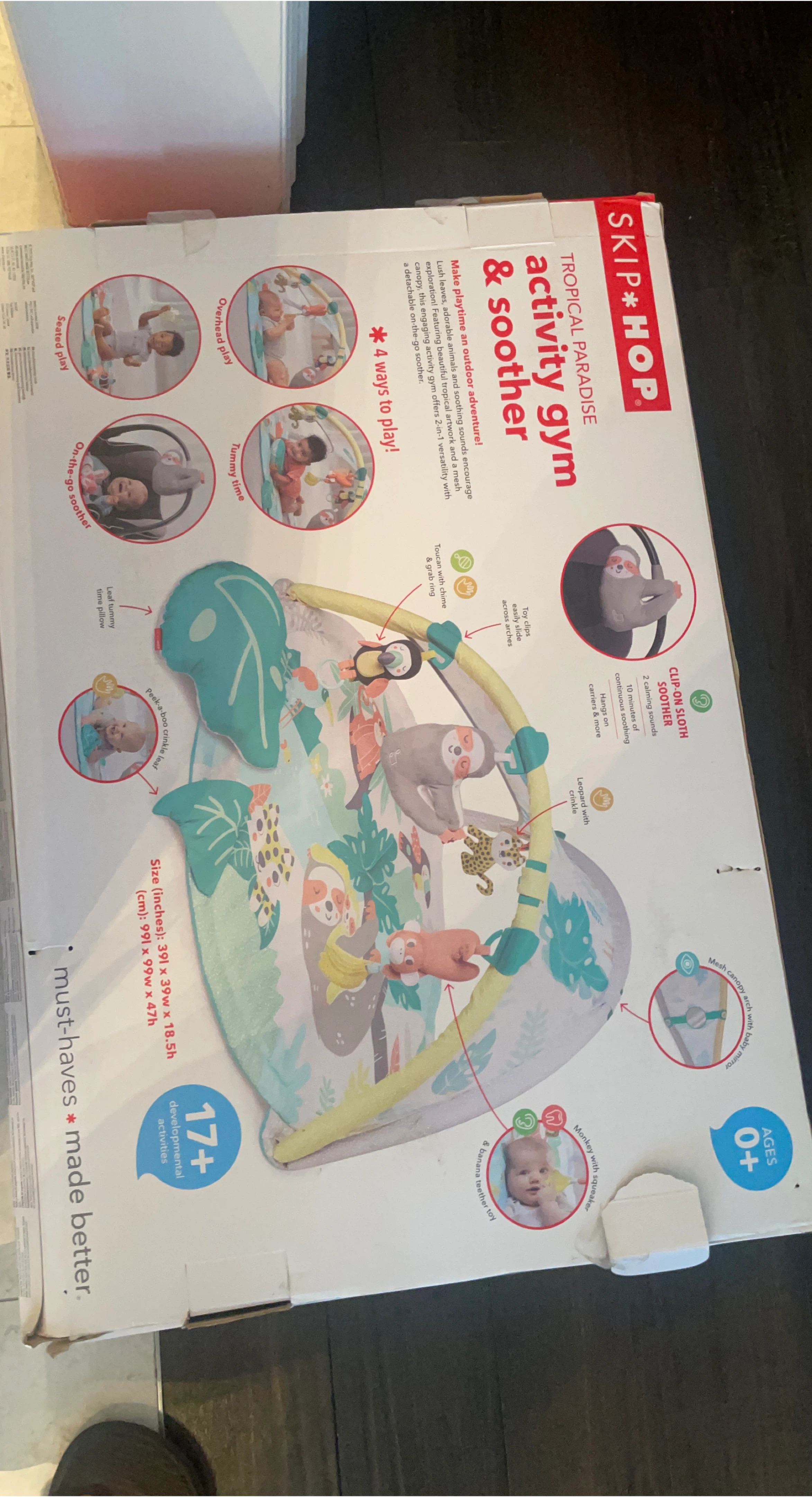 Skip Hop Tropical Paradise Activity Gym & Soother