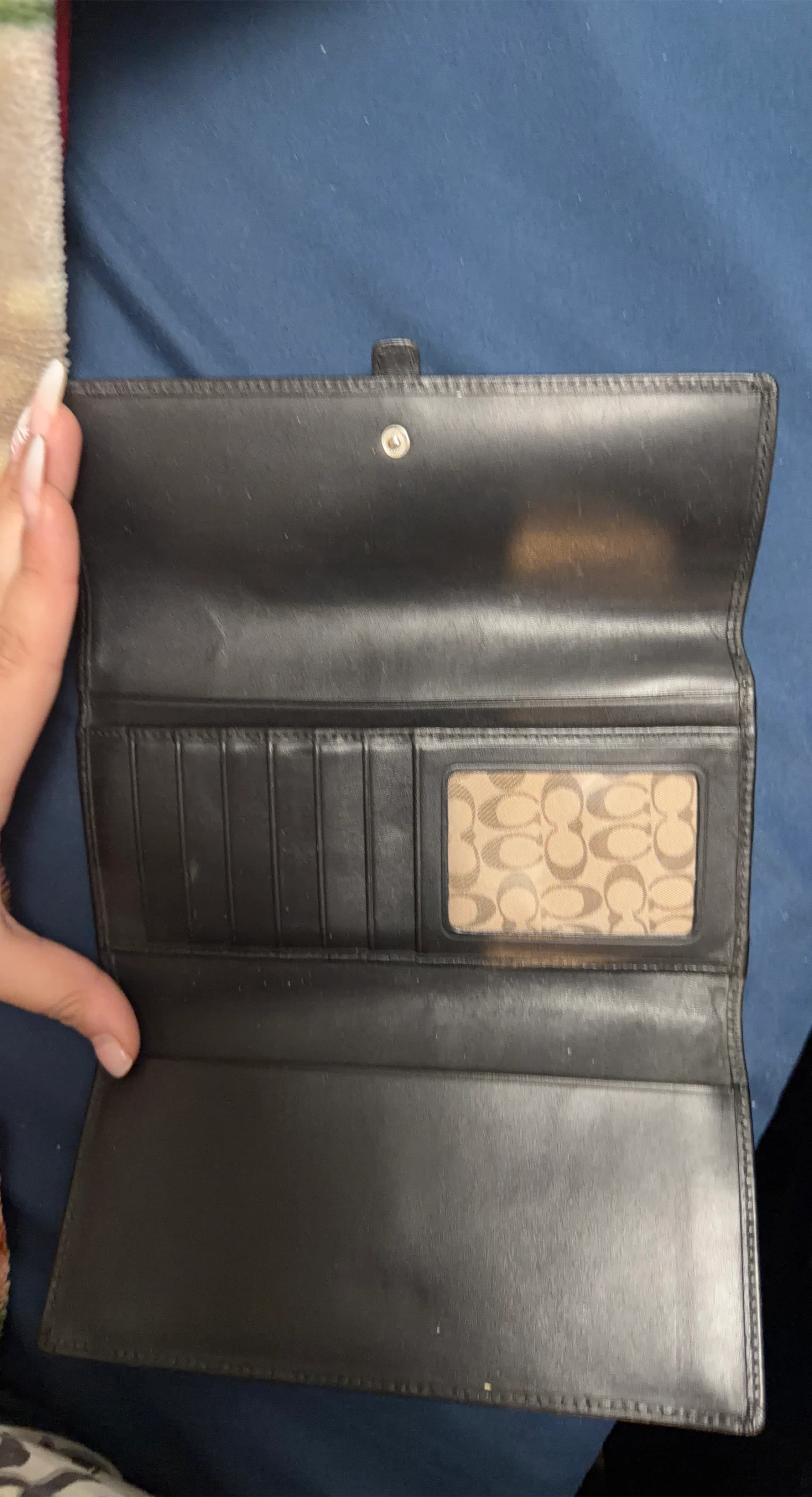 Coach Black Leather Wallet