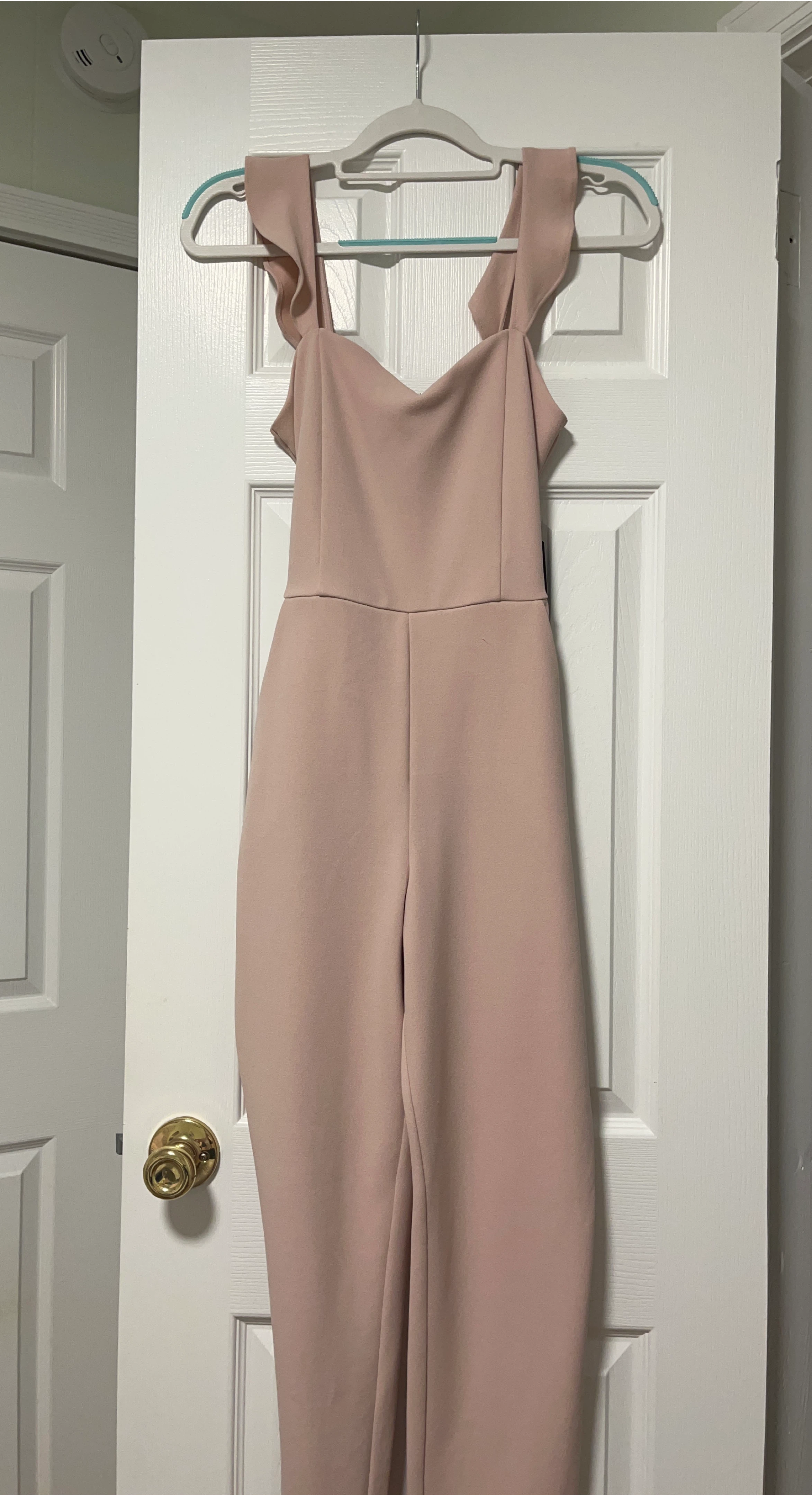 Express Ruffle-Sleeve Jumpsuit - Size XS