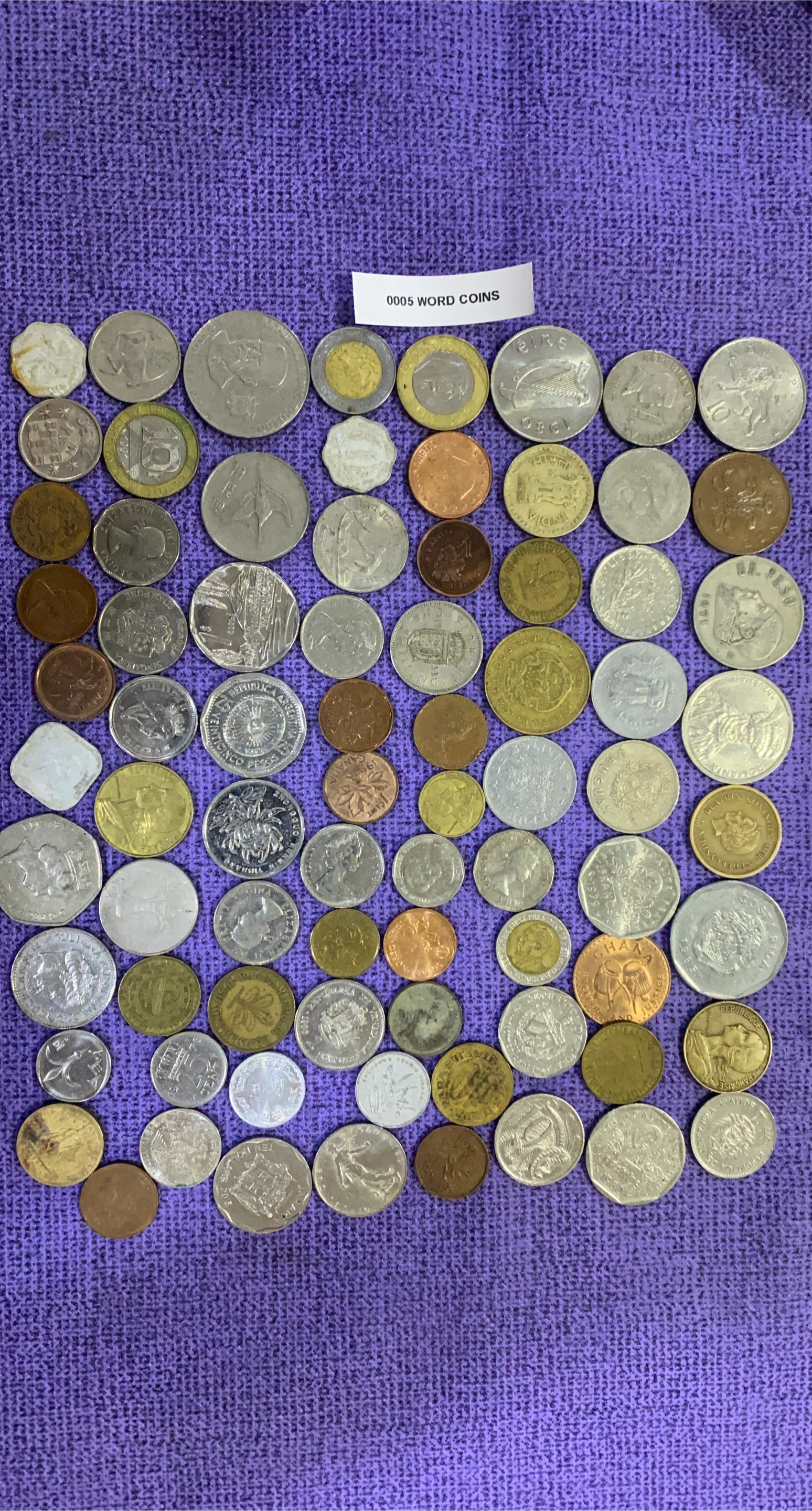 World Coins Collection. 78 pieces