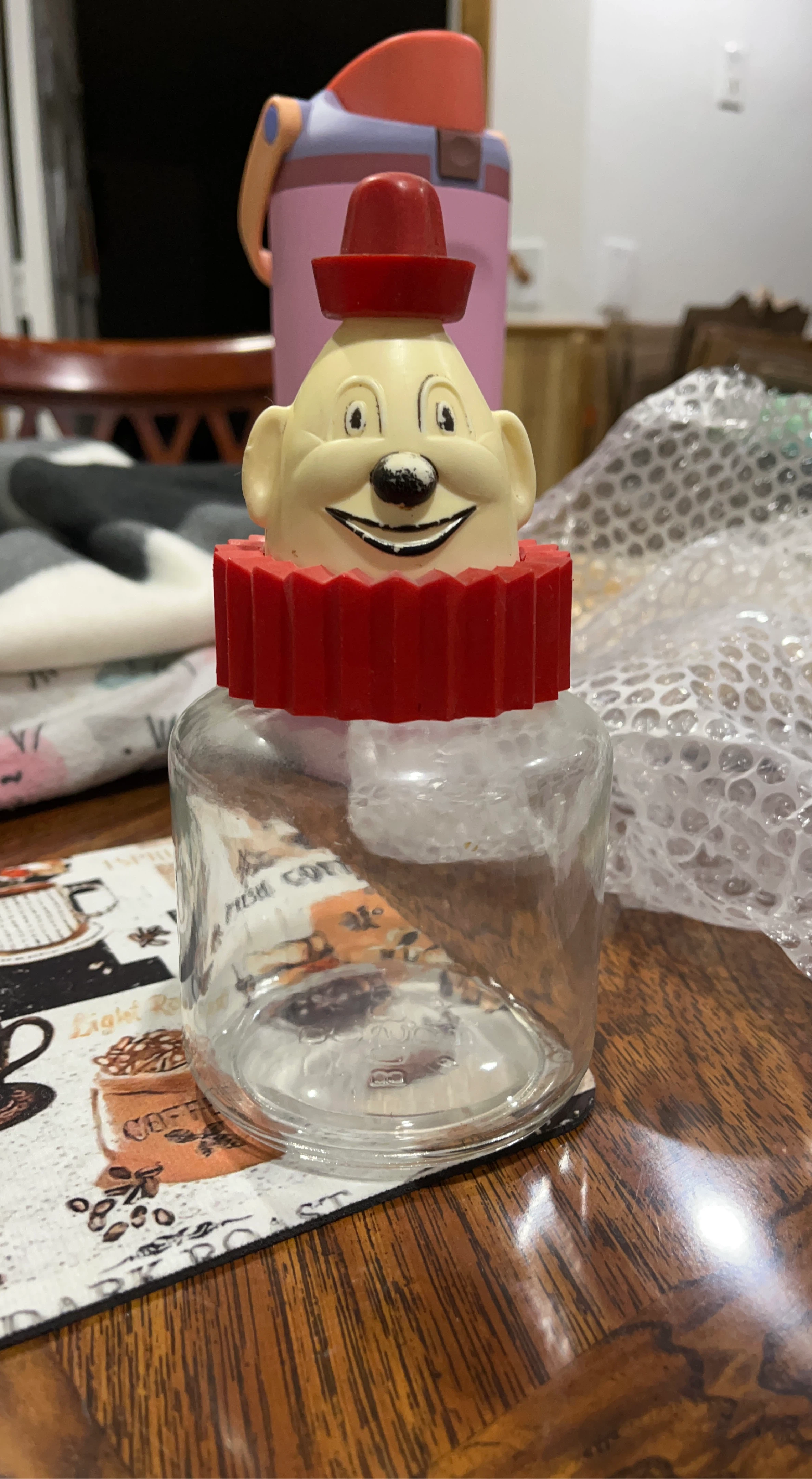 Vintage Clown Bosco Jar
